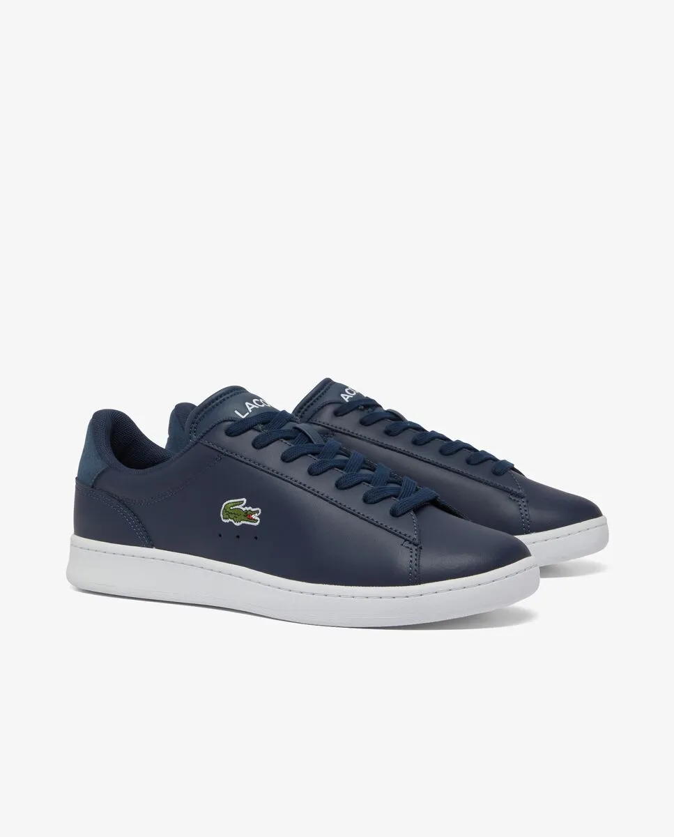 LACOSTE Men’s Carnaby Set Leather Sneakers Blue LACOSTE Men’s Carnaby Set Leather Sneakers Blue