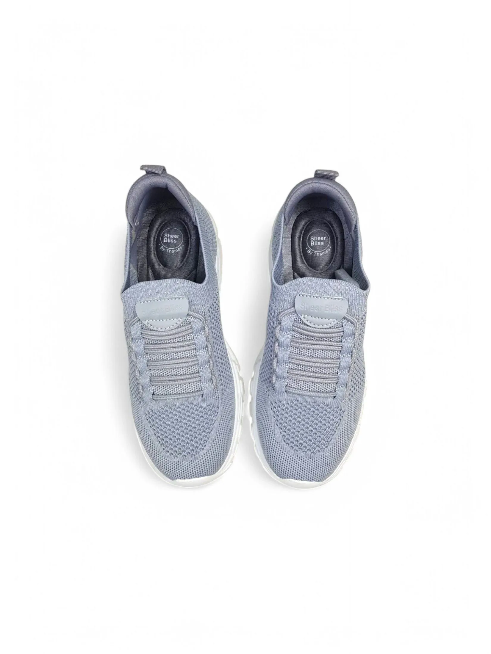 THAMES Women Work shoes Sneakers Height 1 Inch Grey THAMES Women Work shoes Sneakers Height 1 Inch Grey