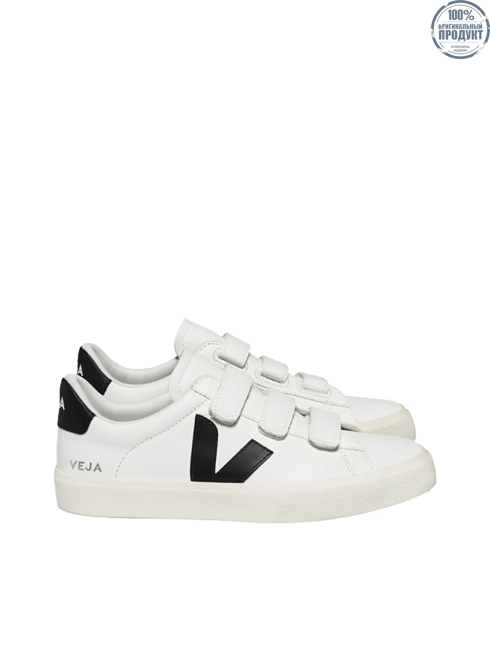 VEJA Women Sneakers Recife Logo CTY Extra-White Black VEJA Women Sneakers Recife Logo CTY Extra-White Black
