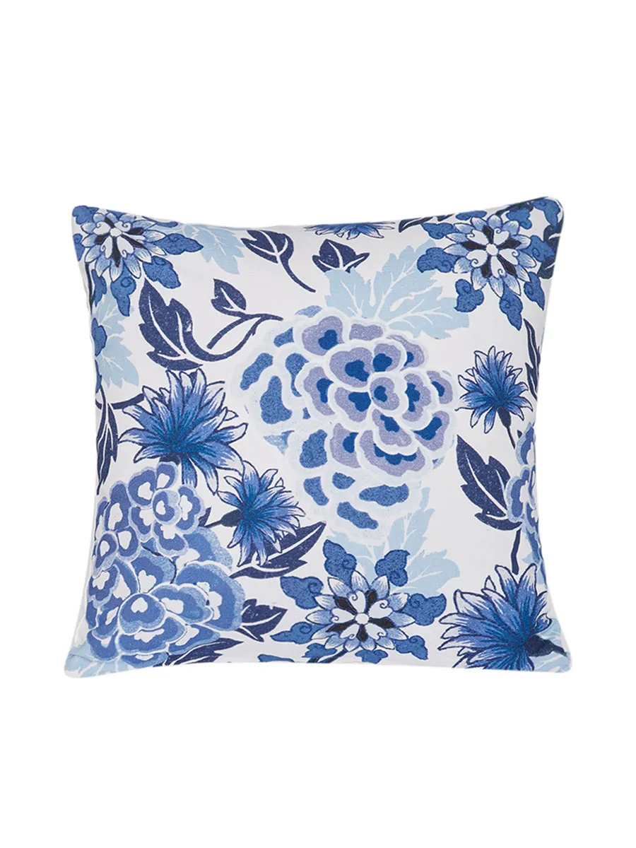 ESQUIRE Cushion CUMRA716 Size 45X45 White/Blue