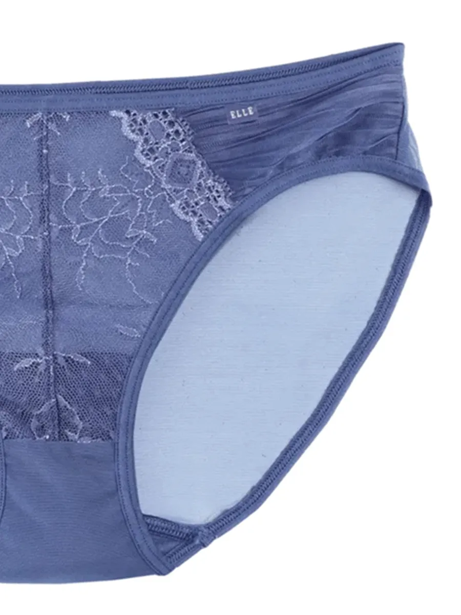 ELLE LINGERIE UNDERWEAR BIKINI LOWRISE LU2758TN BLUE ELLE LINGERIE UNDERWEAR BIKINI LOWRISE LU2758TN BLUE