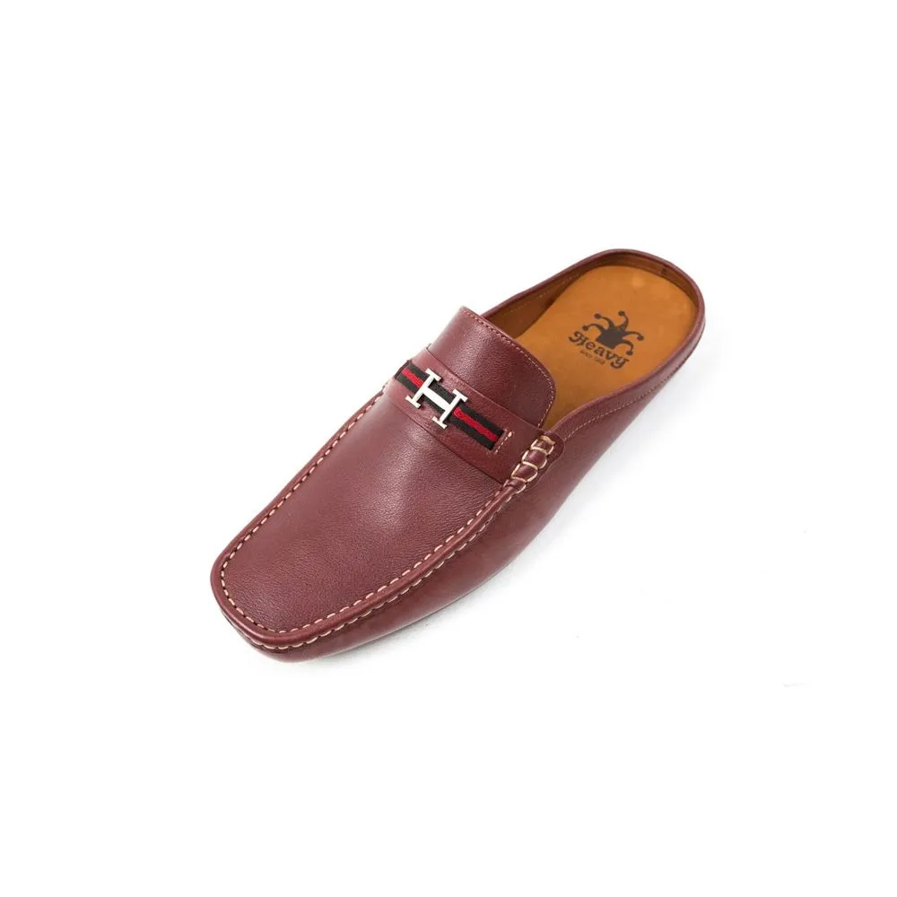Heavy Brown leather court shoes VS8866 Heavy Brown leather court shoes VS8866