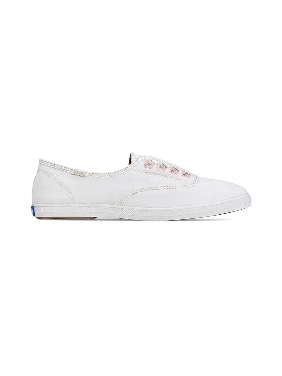 KEDS Women Chillax Twill Flowers White KEDS Women Chillax Twill Flowers White