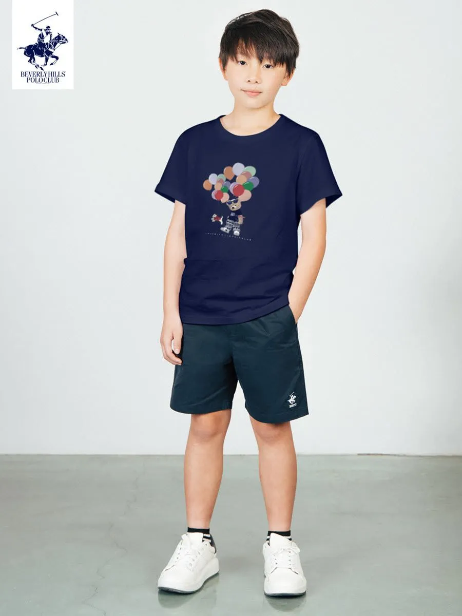 BEVERLY HILLS POLO CLUB Dark Blue T-Shirt Family SET Model BNSG106