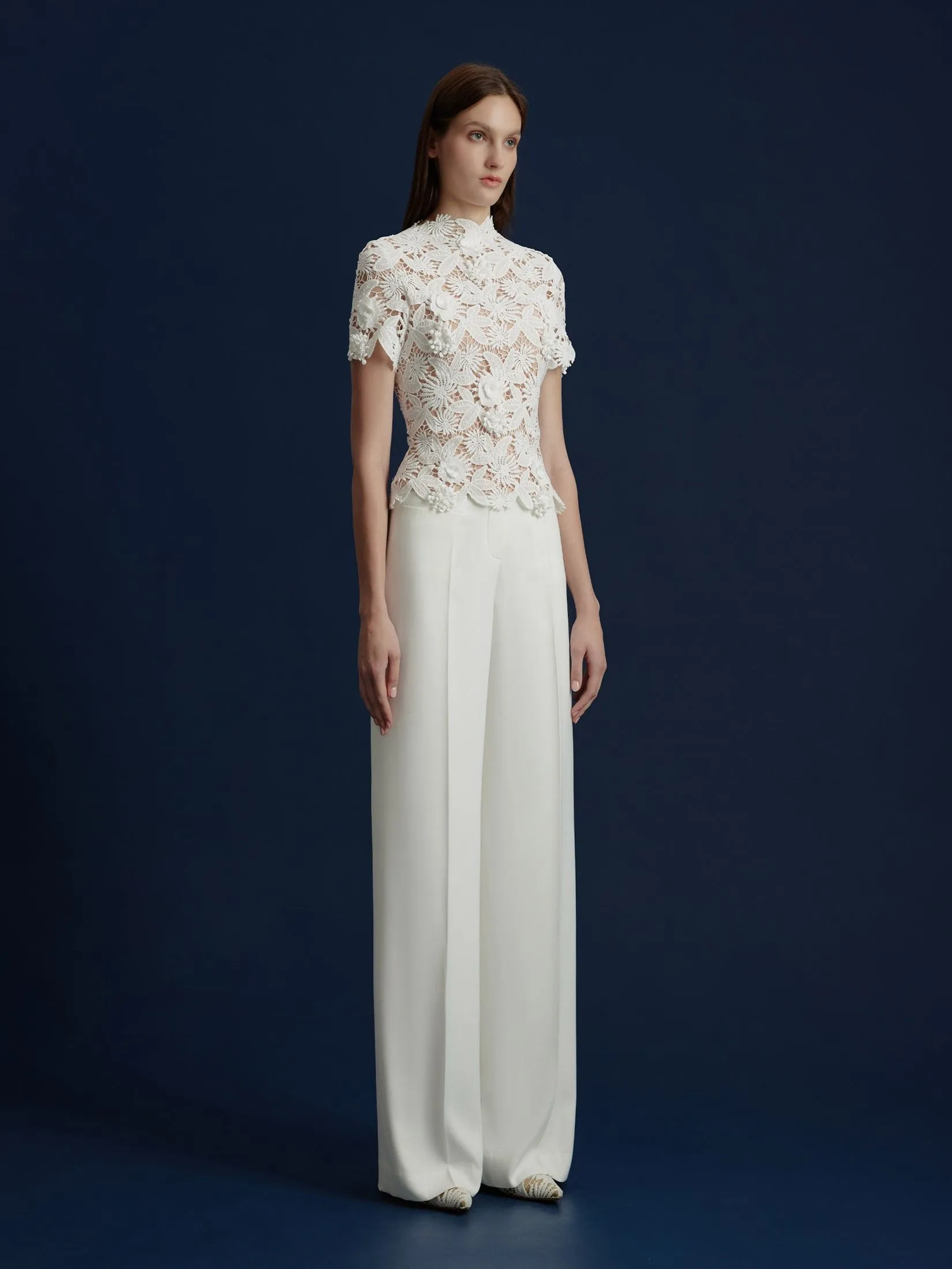 ASAVA ( AW24 )Mardea Women High-waisted Pants White ASAVA ( AW24 )Mardea Women High-waisted Pants White