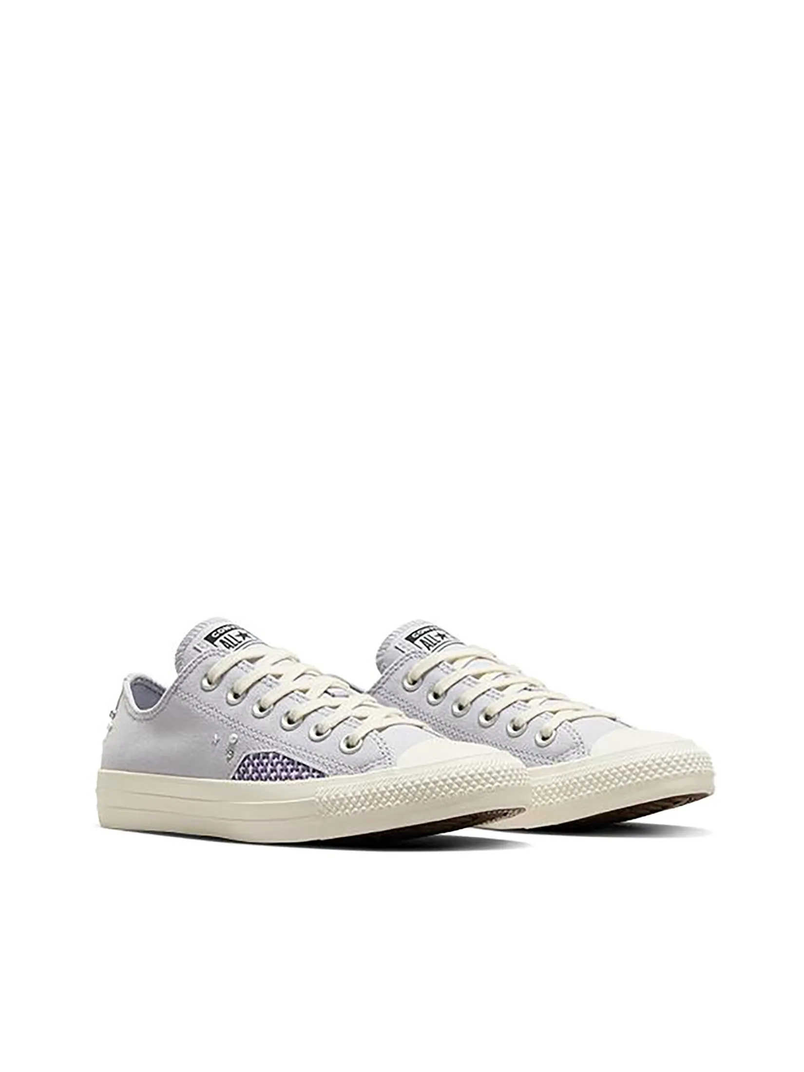 CONVERSE Women Sneakers CTAS Mended Embellishment Ox Grey CONVERSE Women Sneakers CTAS Mended Embellishment Ox Grey