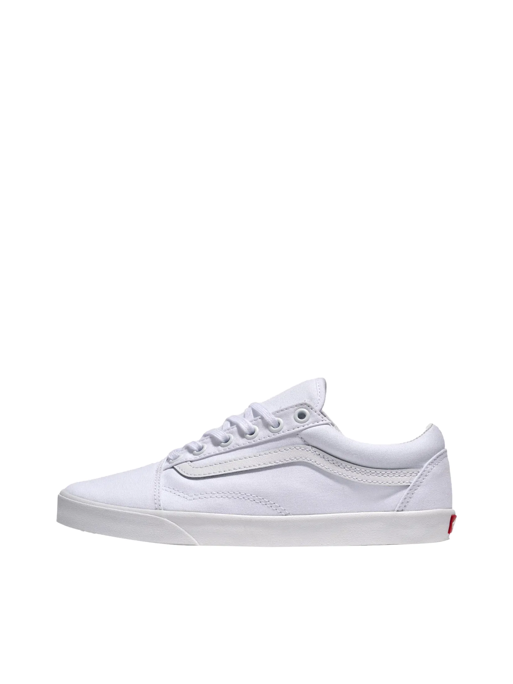 VANS Unisex Sneakers Old Skool Lowpro - White White VANS Unisex Sneakers Old Skool Lowpro - White White