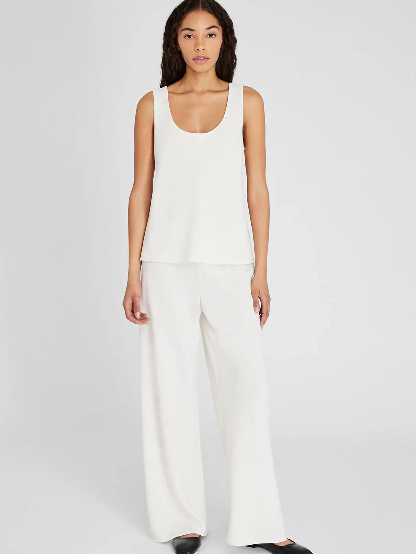 CLUB MONACO Women Pants Bias Cut White CLUB MONACO Women Pants Bias Cut White