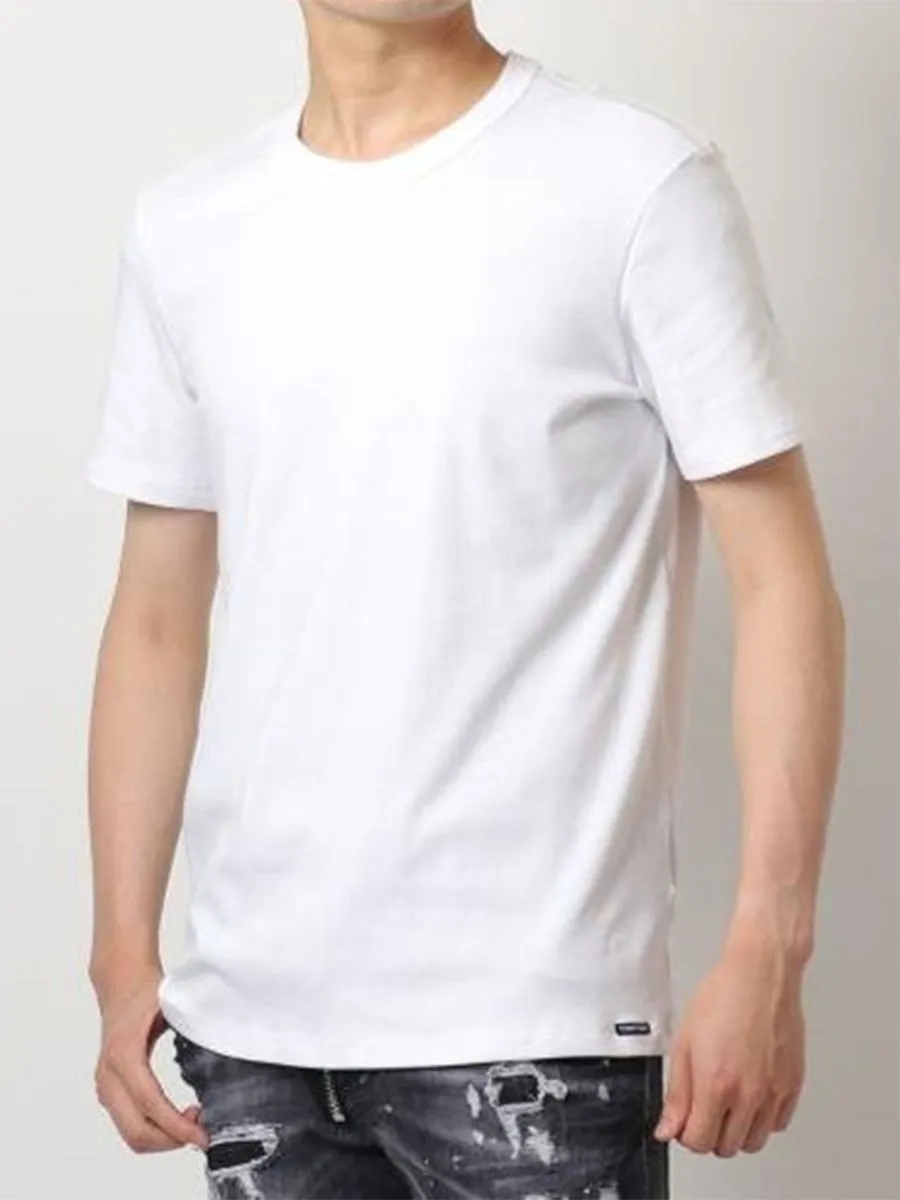 TOM FORD UNDERWEAR Men T-Shirt Cotton Crewneck White TOM FORD UNDERWEAR Men T-Shirt Cotton Crewneck White