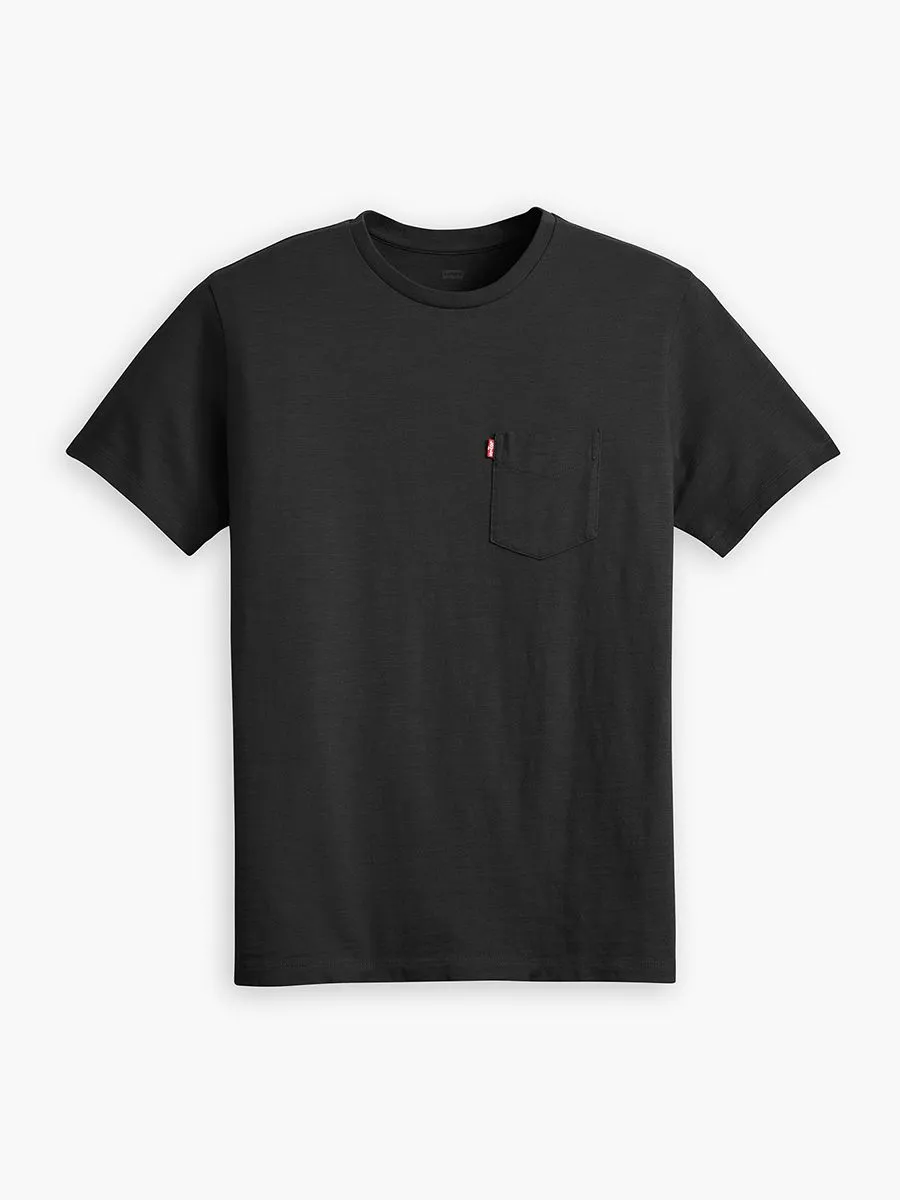 LEVI'S Men's Heavyweight Pocket T-Shirt Mineral Black LEVI'S Men's Heavyweight Pocket T-Shirt Mineral Black