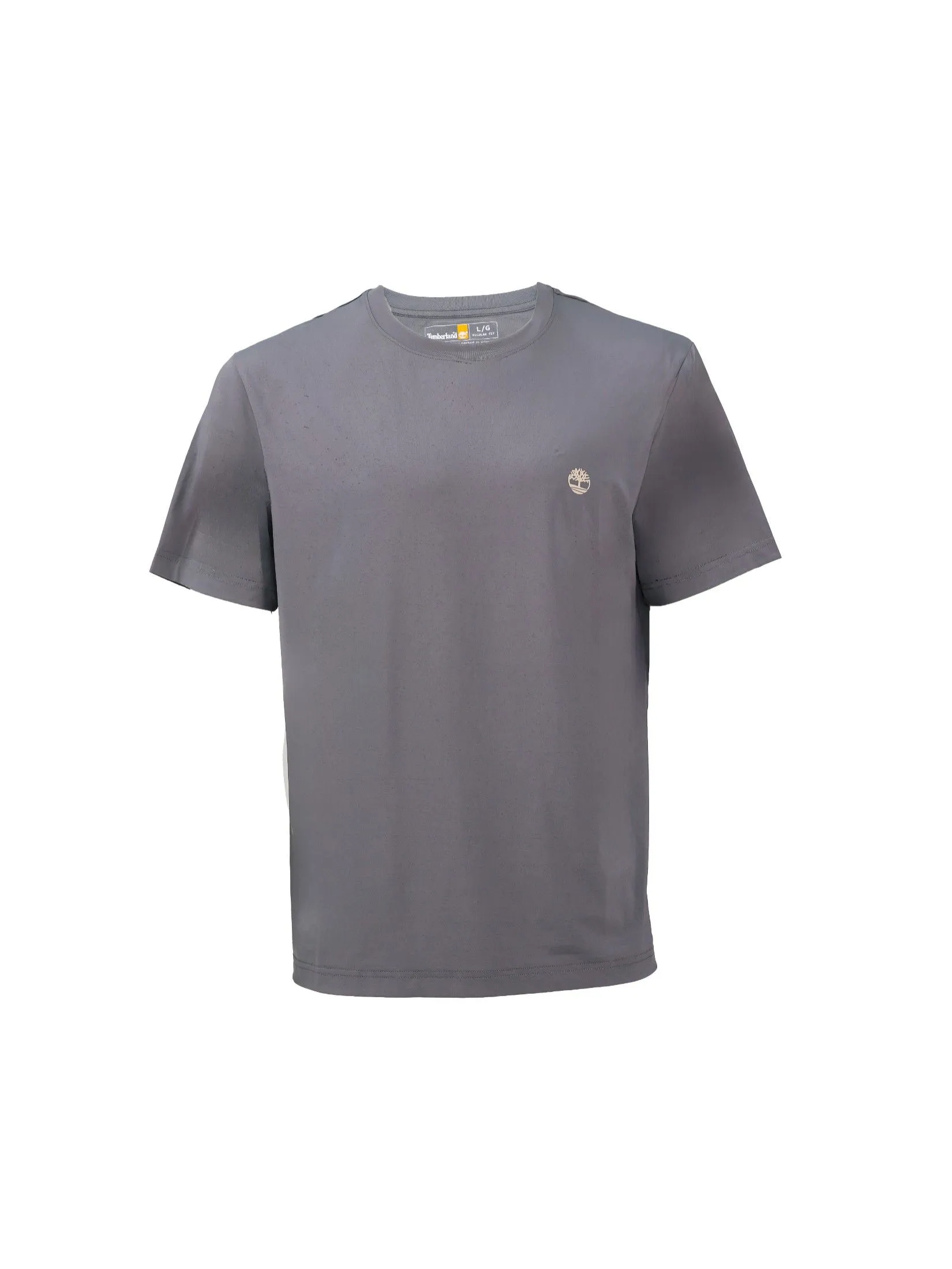 TIMBERLAND Men's Quick Dry Short Sleeve T-Shirt Grey TIMBERLAND Men's Quick Dry Short Sleeve T-Shirt Grey