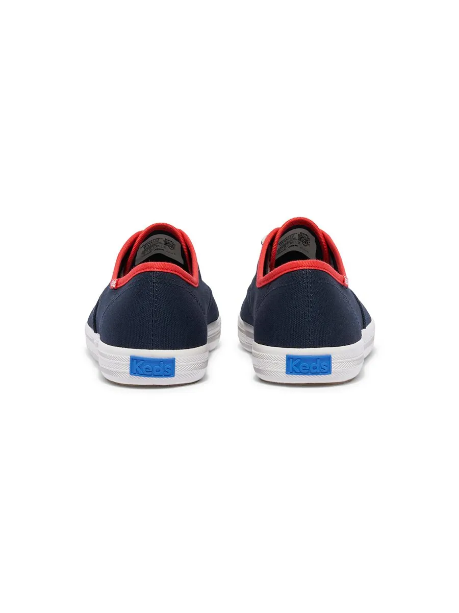 KEDS Women Champion Canvas Varsity Lace Blue KEDS Women Champion Canvas Varsity Lace Blue