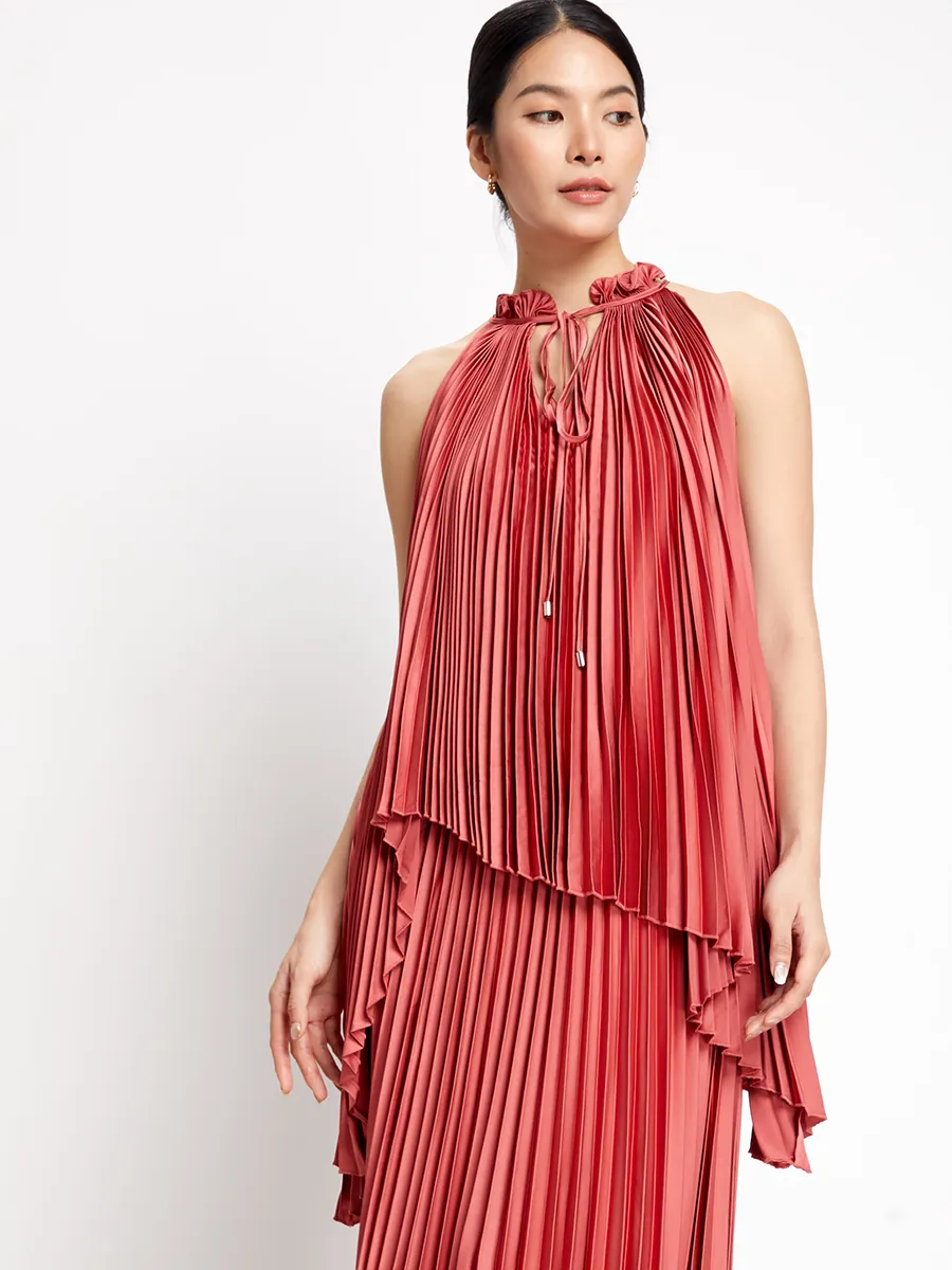 EXPRESSIONS EVENING Women Blouse Sleeveless Striped Solid EXPRESSIONS EVENING Women Blouse Sleeveless Striped Solid