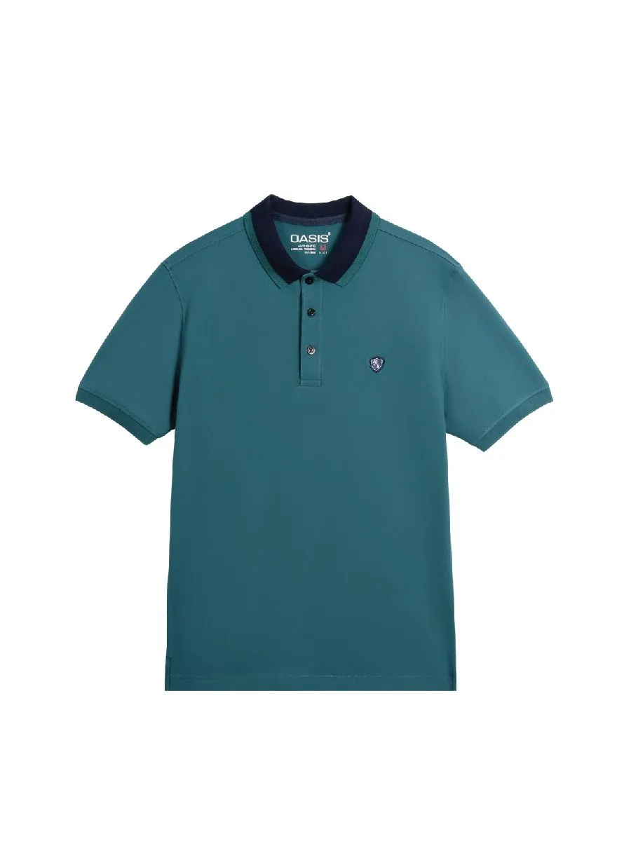 OASIS Men's short sleeve polo shirt Dark Green OASIS Men's short sleeve polo shirt Dark Green