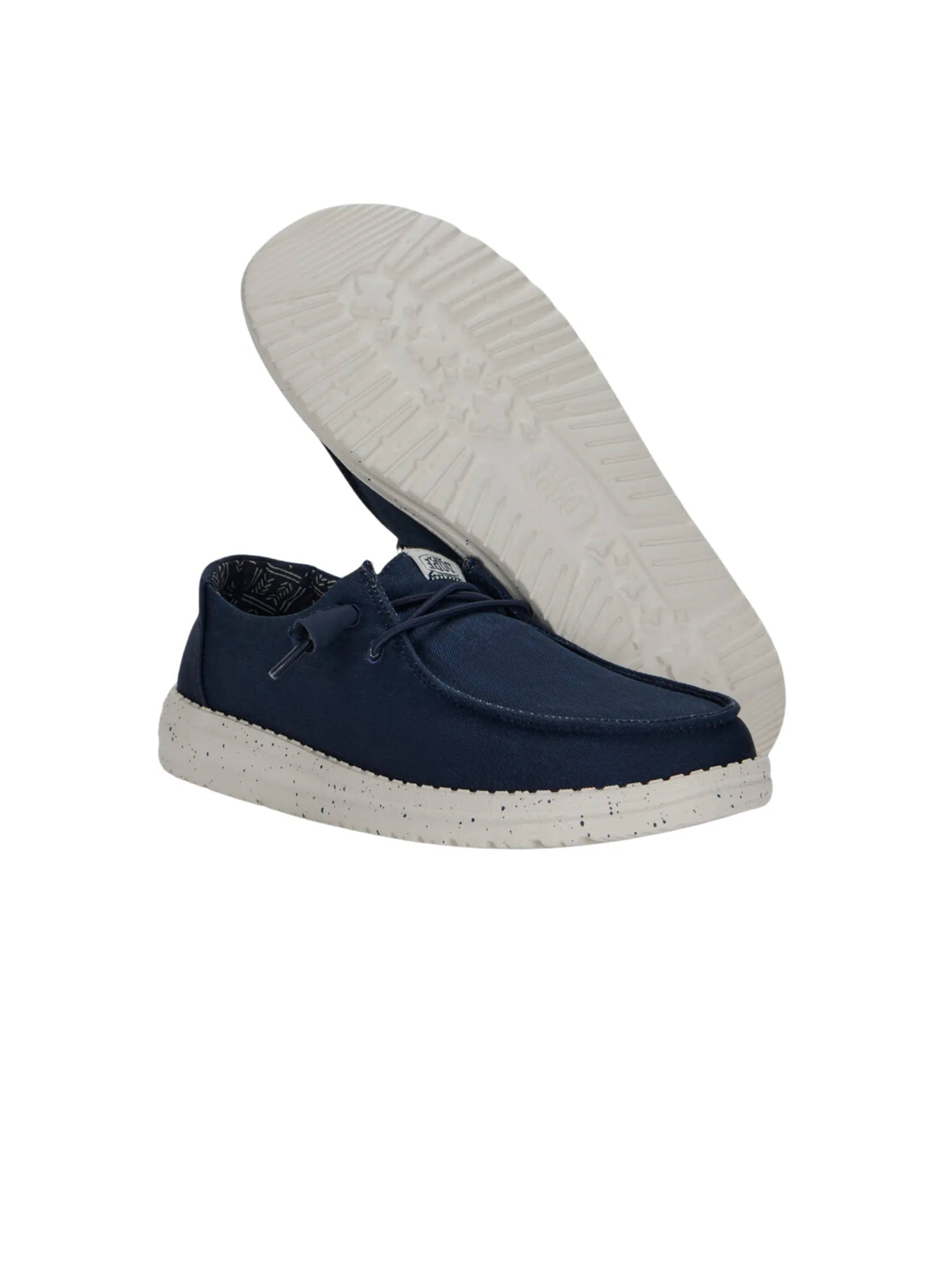 HEYDUDE WENDY STRETCH CANVAS  - NAVY HEYDUDE WENDY STRETCH CANVAS  - NAVY