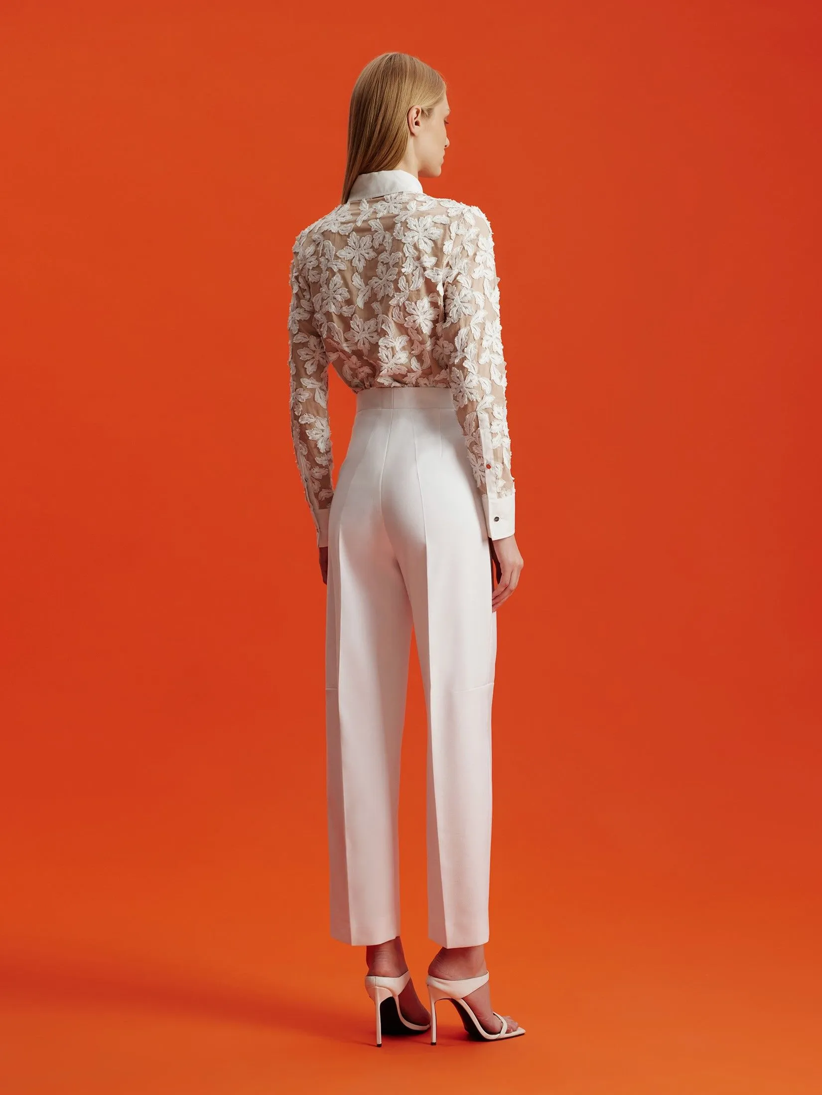 ASAVA (AW24) Wrenley Women Cropped Pants White ASAVA (AW24) Wrenley Women Cropped Pants White