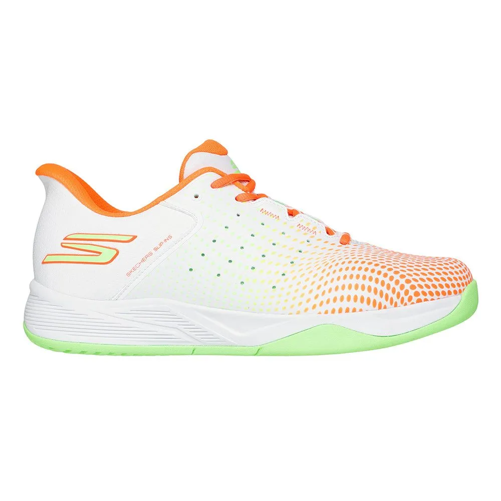 SKECHERS Slip-ins® Relaxed Fit®: Viper Court Reload Men Indoor Court Shoes White - SK108SH685EMTH