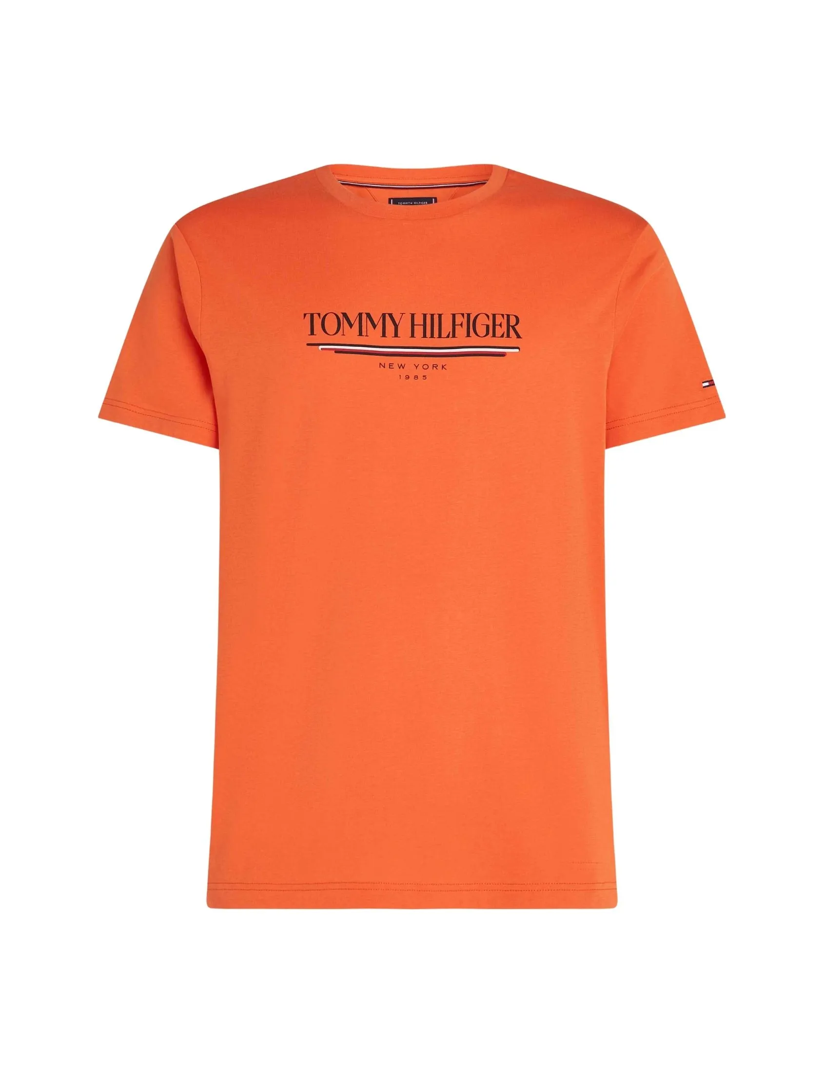 TOMMY HILFIGER MEN TEE ORANGE Regular TOMMY HILFIGER MEN TEE ORANGE Regular