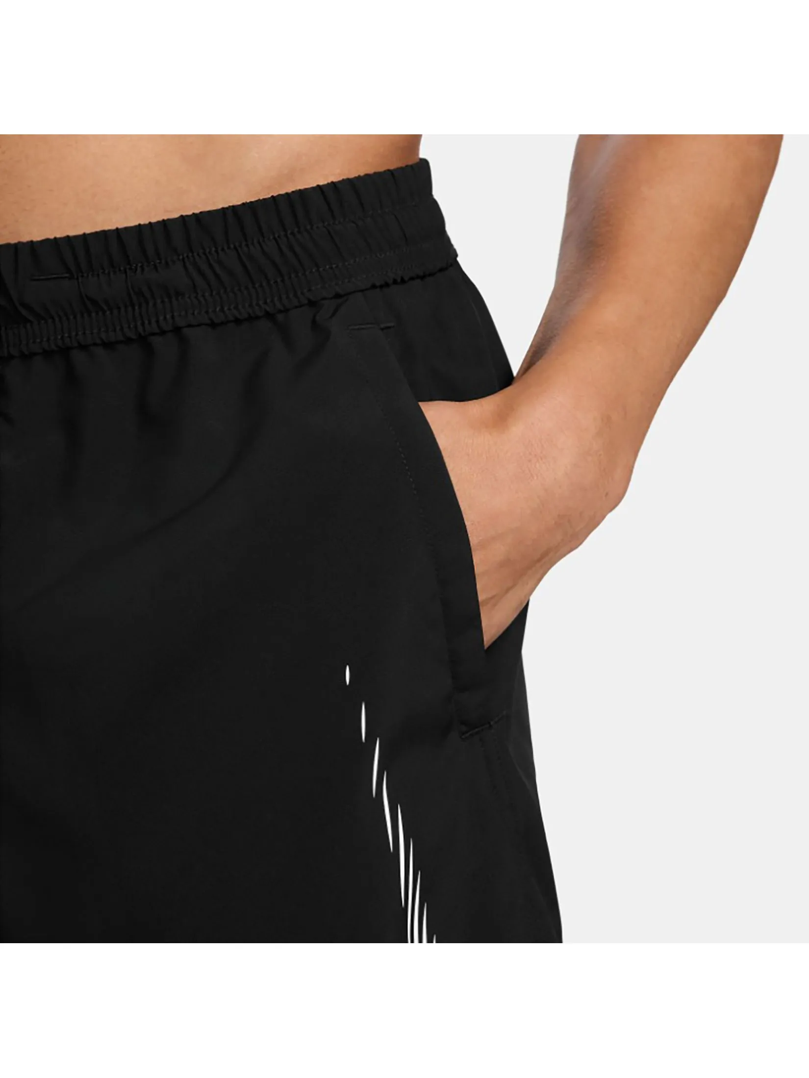 NIKE Men Shorts Form Dri-Fit 9" Black/White NIKE Men Shorts Form Dri-Fit 9" Black/White