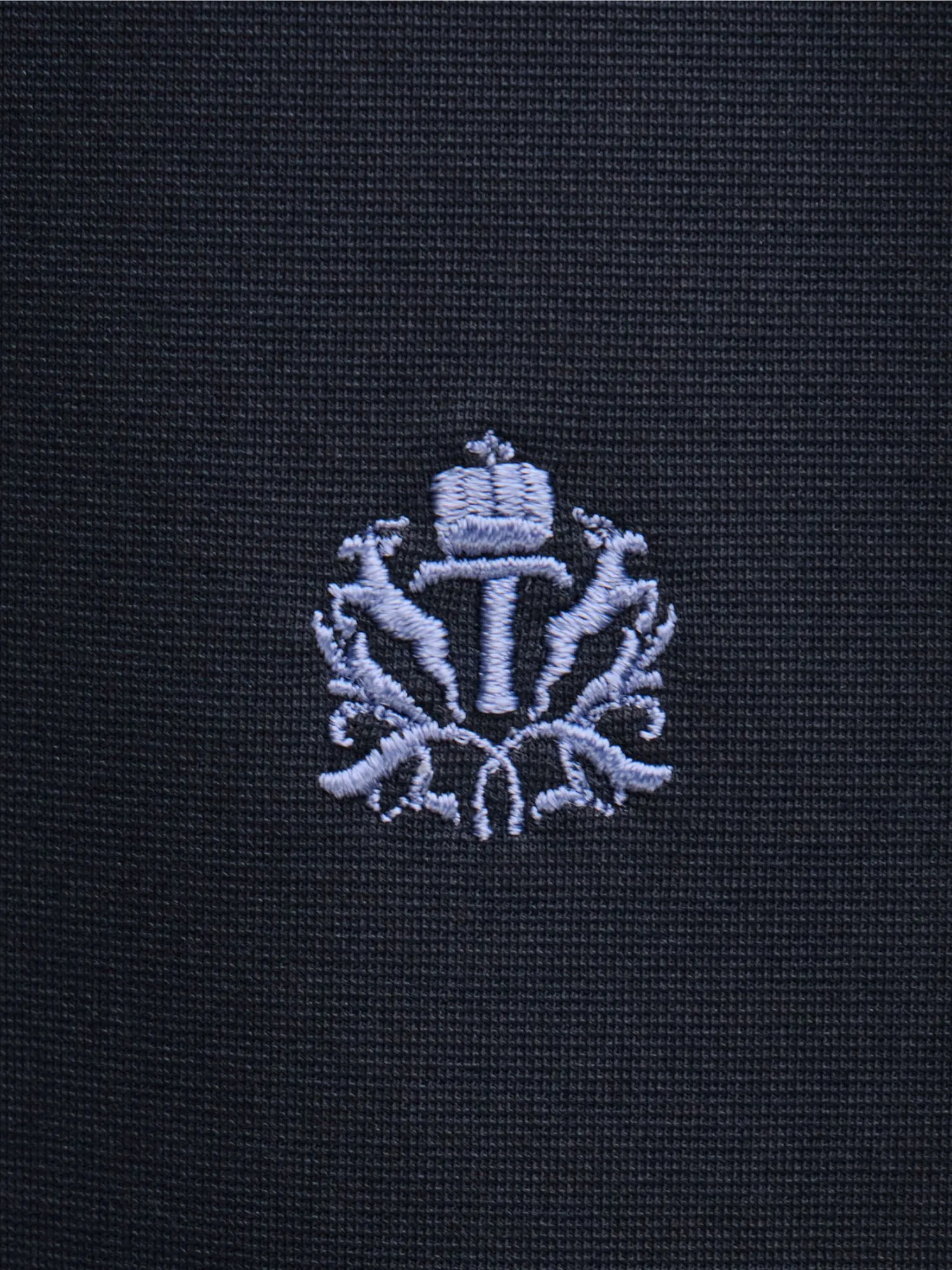TAKEO KIKUCHI MEN NAVY PL CO SOLDEFENDER LS POLO SHIRT TAKEO KIKUCHI MEN NAVY PL CO SOLDEFENDER LS POLO SHIRT