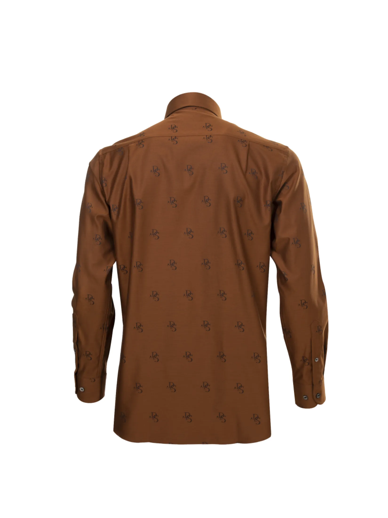 DAKS MEN Long Sleeve Shirt Smart Fit Brown DAKS MEN Long Sleeve Shirt Smart Fit Brown