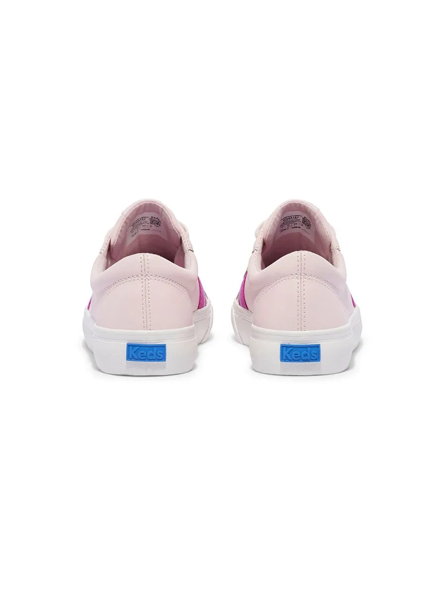 KEDS Women Jump Kick Leather Toe Cap Pink KEDS Women Jump Kick Leather Toe Cap Pink