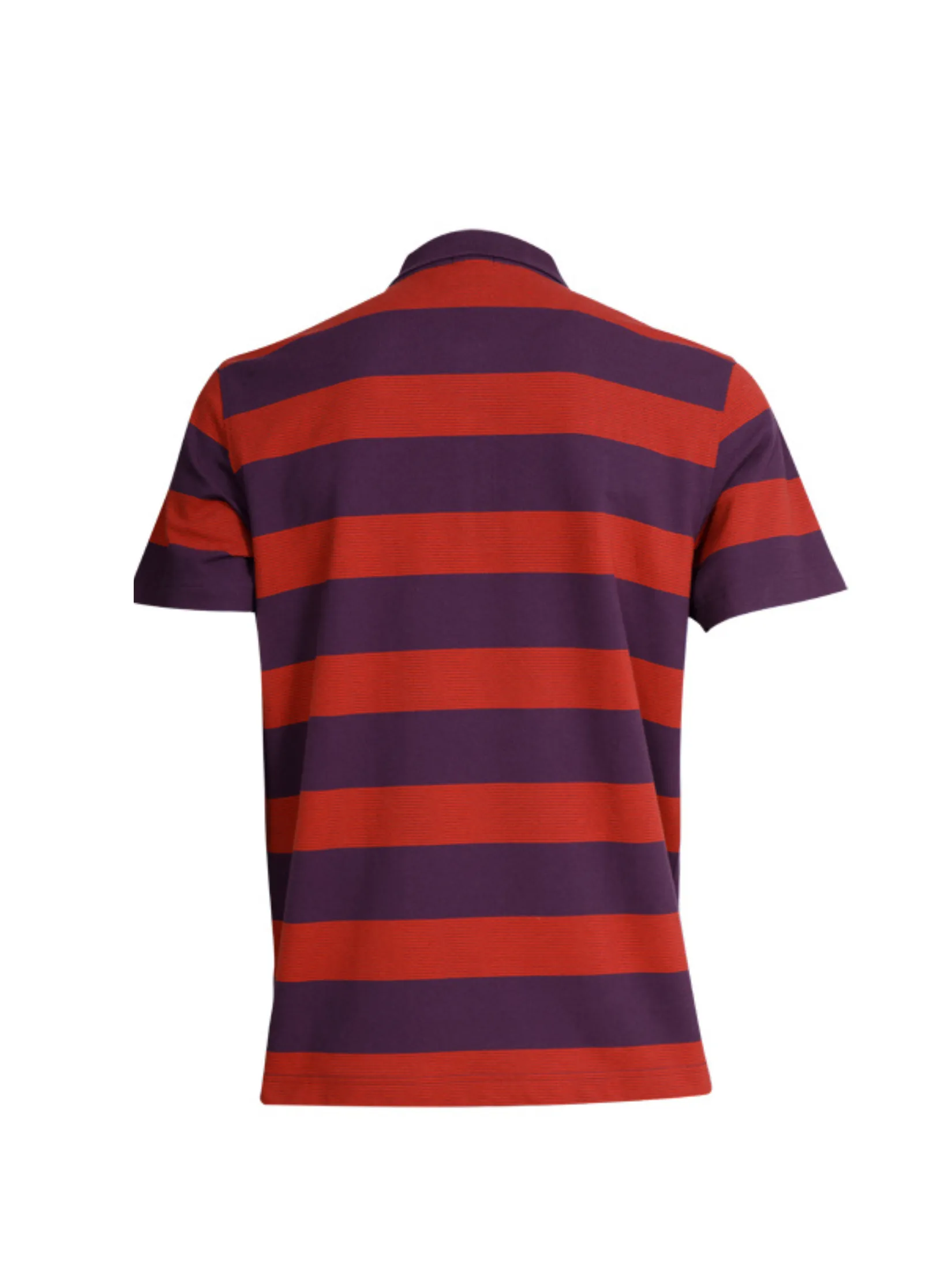 ARROW STRIPED COTTON POLO Men's polo shirt striped fabric Smart style MPCM218DV - Purple/Red ARROW STRIPED COTTON POLO Men's polo shirt striped fabric Smart style MPCM218DV - Purple/Red