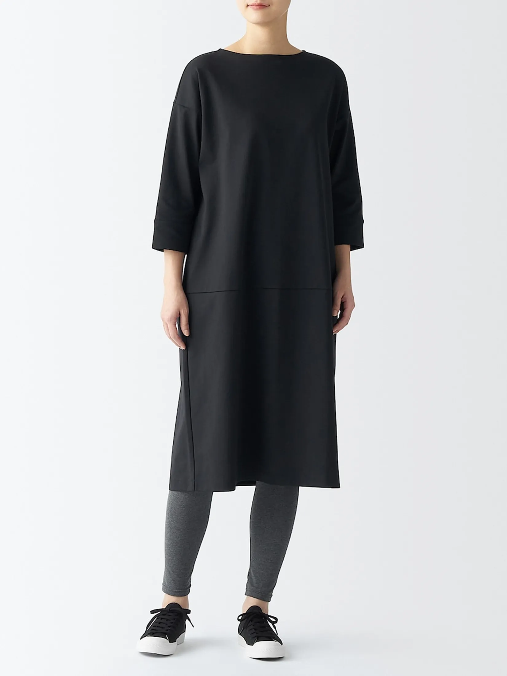 MUJI Women Sneakers Less Tiring Black MUJI Women Sneakers Less Tiring Black