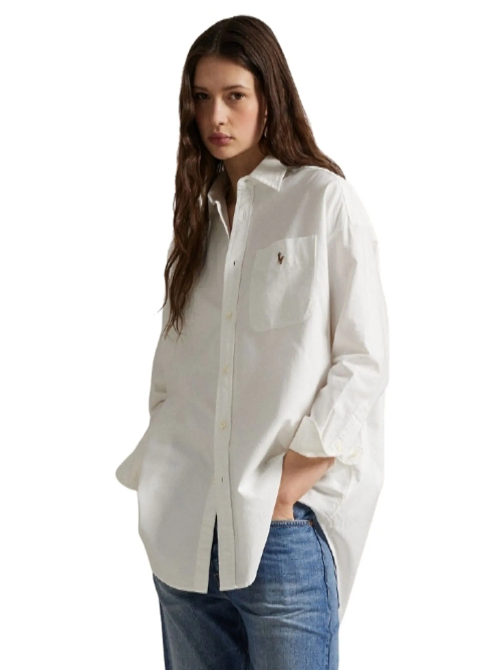 POLO RALPH LAUREN Shirt Women WMPOSHTNDO20904 White POLO RALPH LAUREN Shirt Women WMPOSHTNDO20904 White