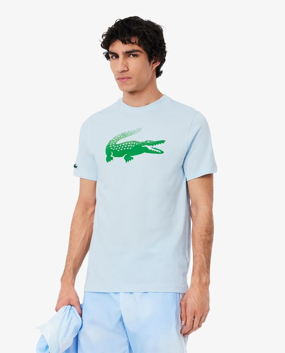 LACOSTE Lacoste Tennis x Daniil Medvedev T-Shirt Blue LACOSTE Lacoste Tennis x Daniil Medvedev T-Shirt Blue