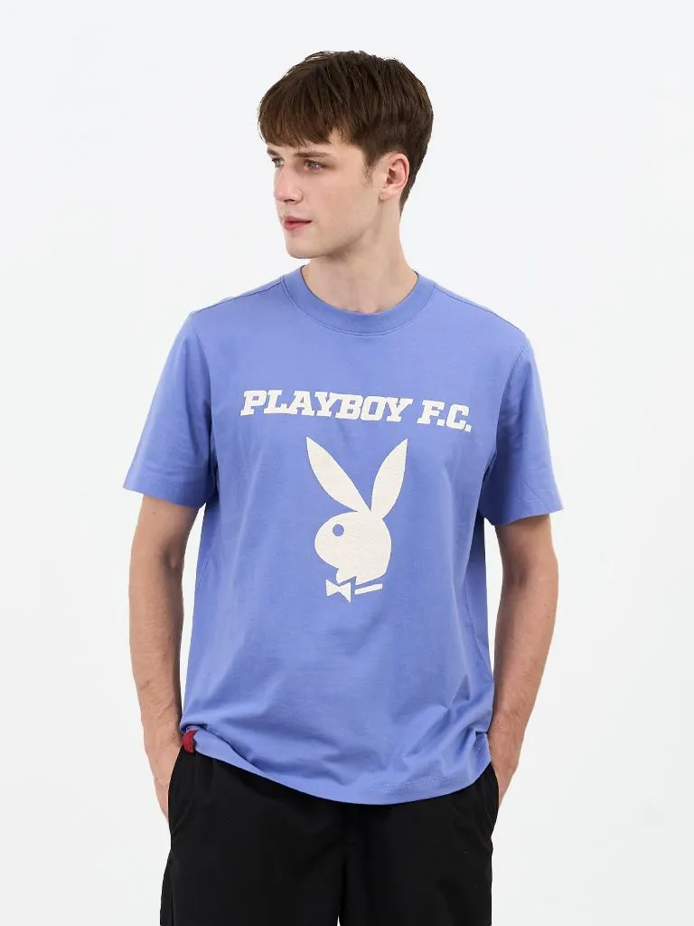 PLAYBOY Men's T-Shirt Colour Blue PLAYBOY Men's T-Shirt Colour Blue