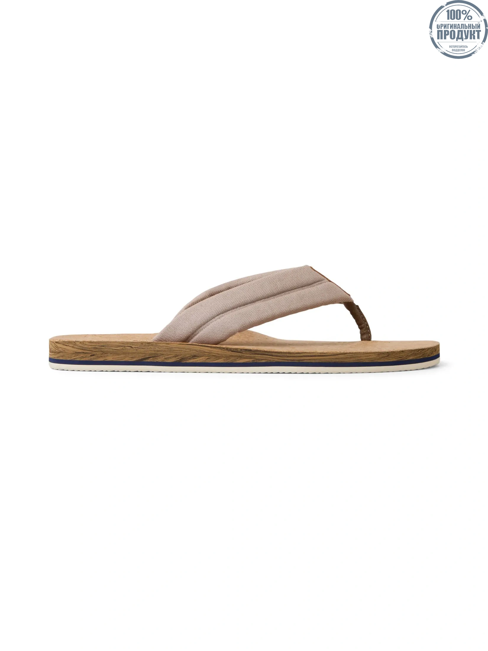 SPERRY MEN TAUPE PORTO PADDED CORK THONG SAND SPERRY MEN TAUPE PORTO PADDED CORK THONG SAND