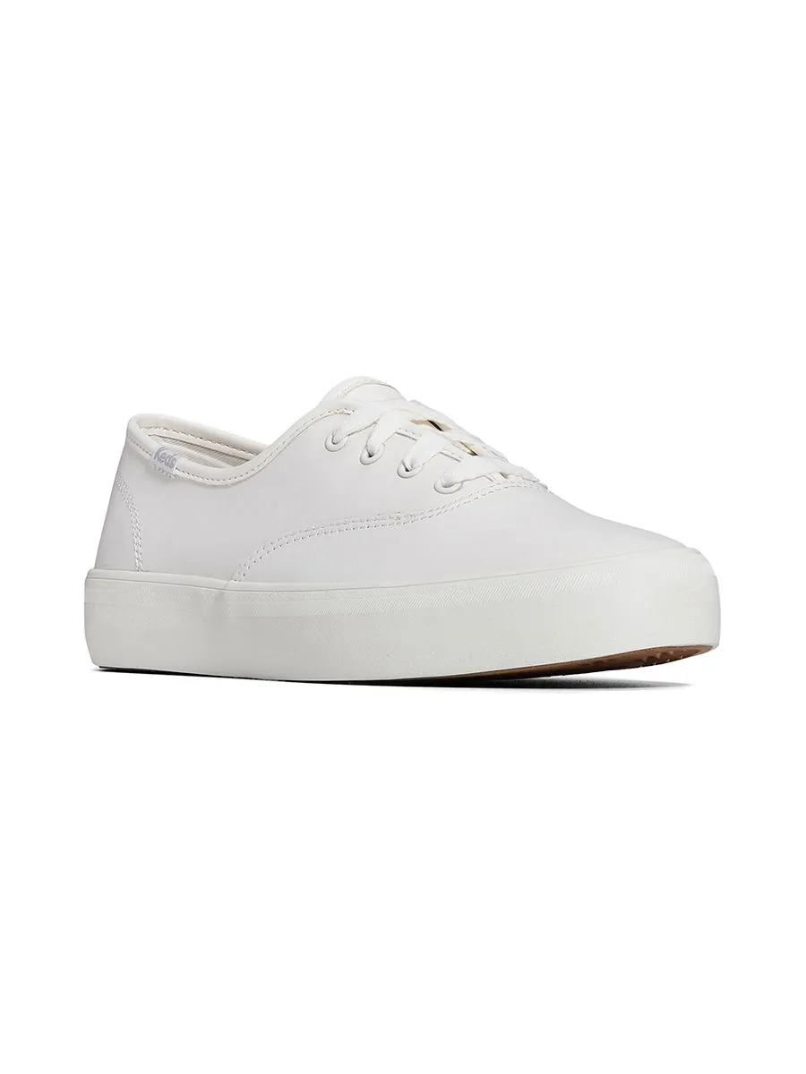 KEDS Women Champion Gender Neutral Leather White KEDS Women Champion Gender Neutral Leather White