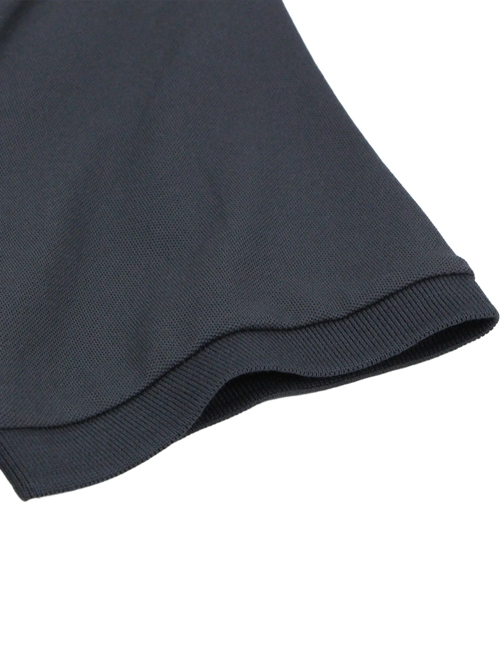 GIORDANO Men's Slim Pique Embroidery Polo (Napoleon) Atom grey GIORDANO Men's Slim Pique Embroidery Polo (Napoleon) Atom grey