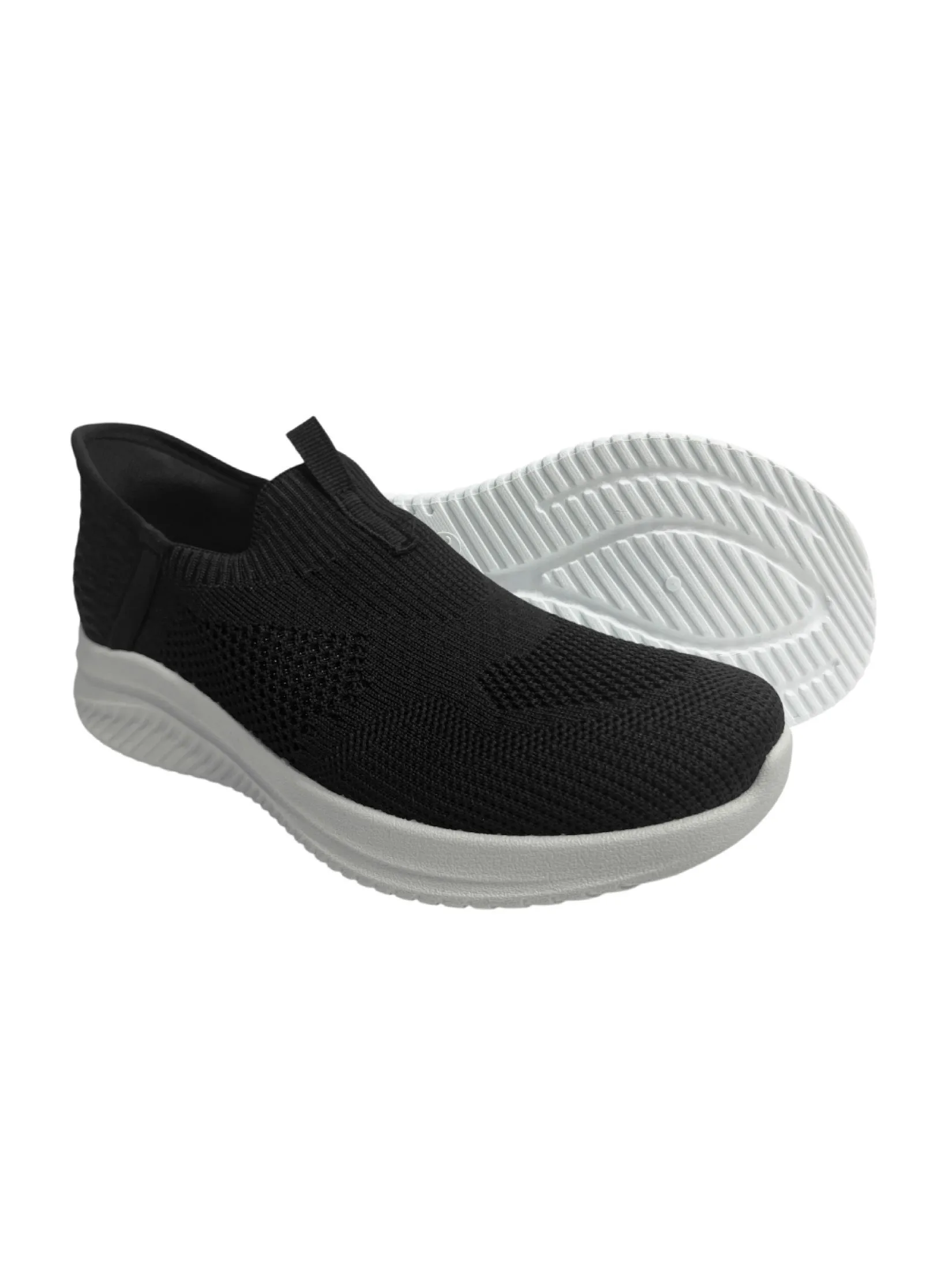 D'ARTE Sneakers, slip-on shoes with reinforced heel, black, model D55-24531 D'ARTE Sneakers, slip-on shoes with reinforced heel, black, model D55-24531