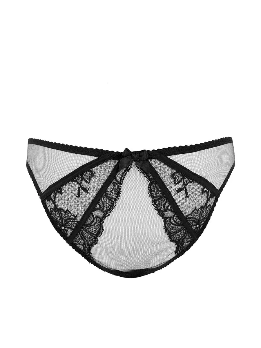 AGENT PROVOCATEUR Women Full Brief Size 2 Black AGENT PROVOCATEUR Women Full Brief Size 2 Black