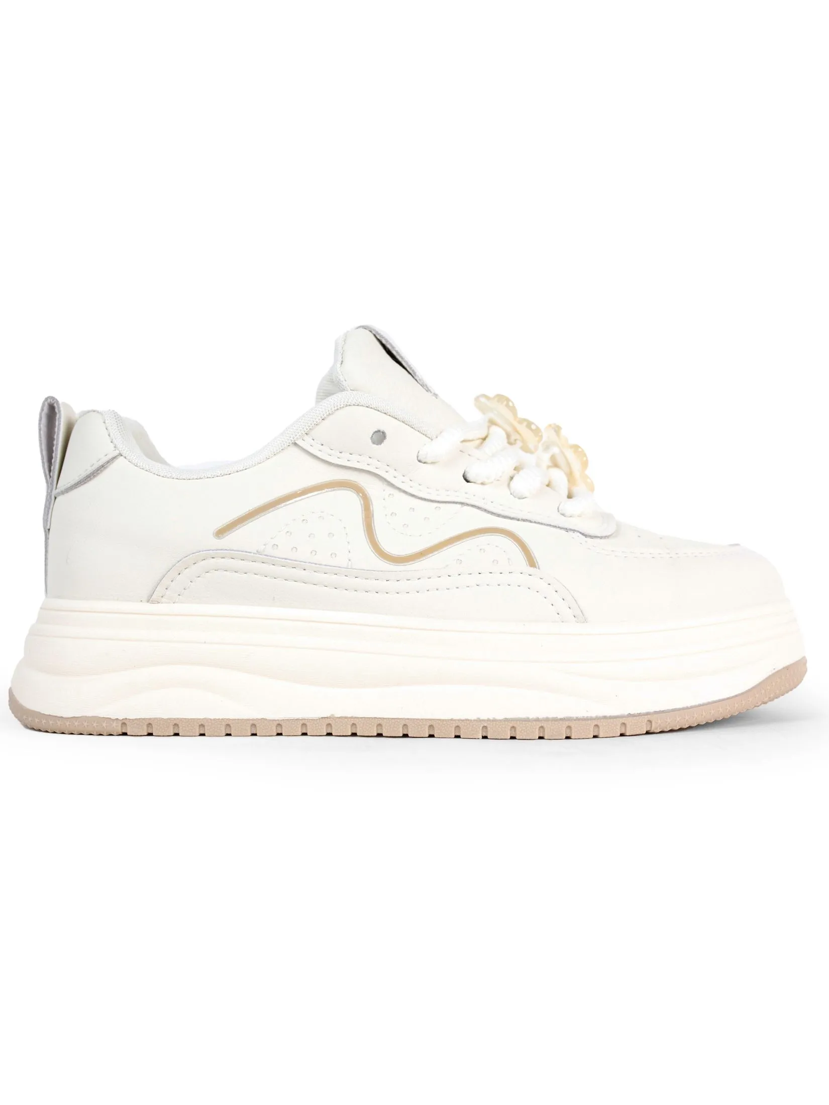 Roving Fox Women's Sneakers FW White/Beige Roving Fox Women's Sneakers FW White/Beige