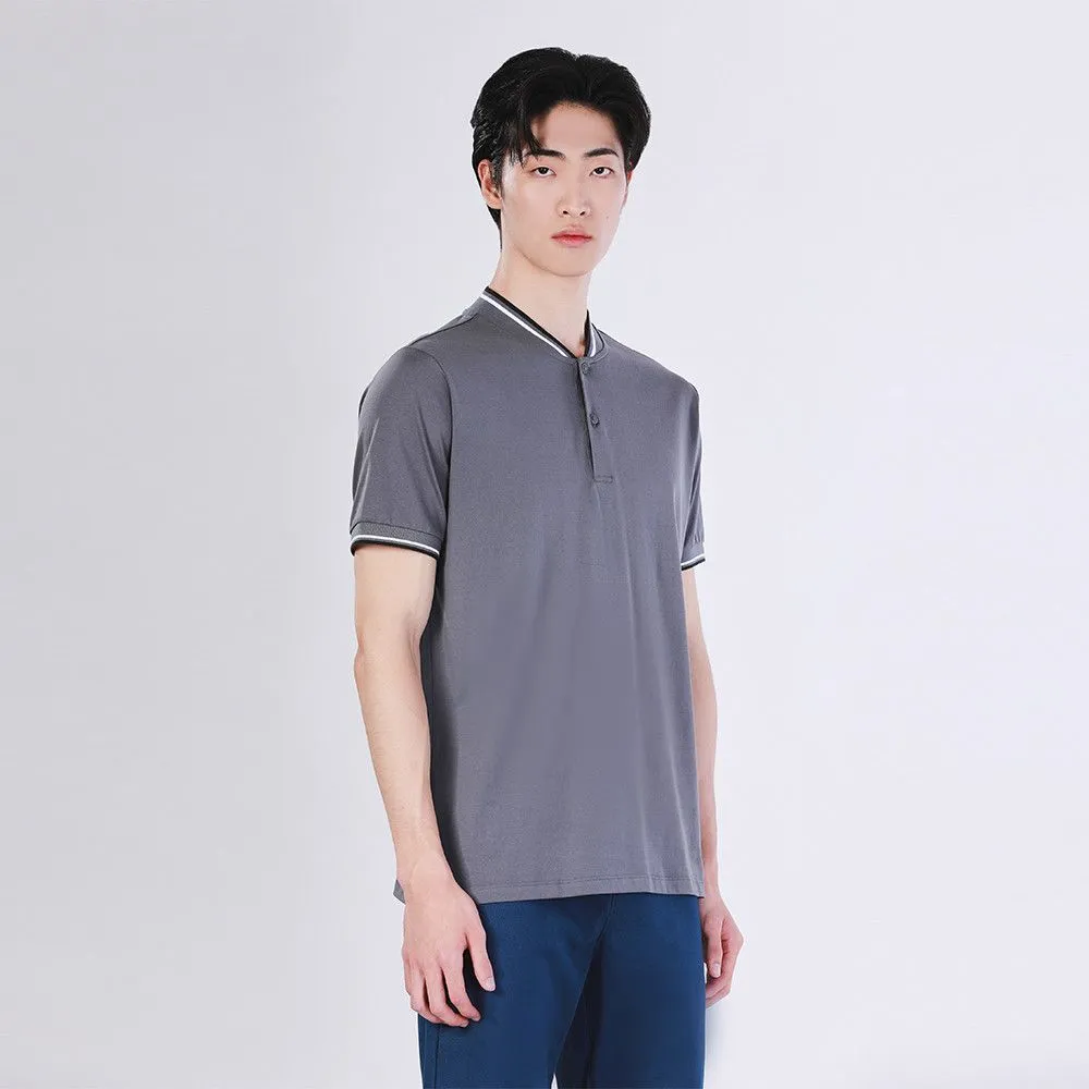 JOHN HENRY Men's Polo (Slim Fit) ESSENTIALS Dark Grey JOHN HENRY Men's Polo (Slim Fit) ESSENTIALS Dark Grey