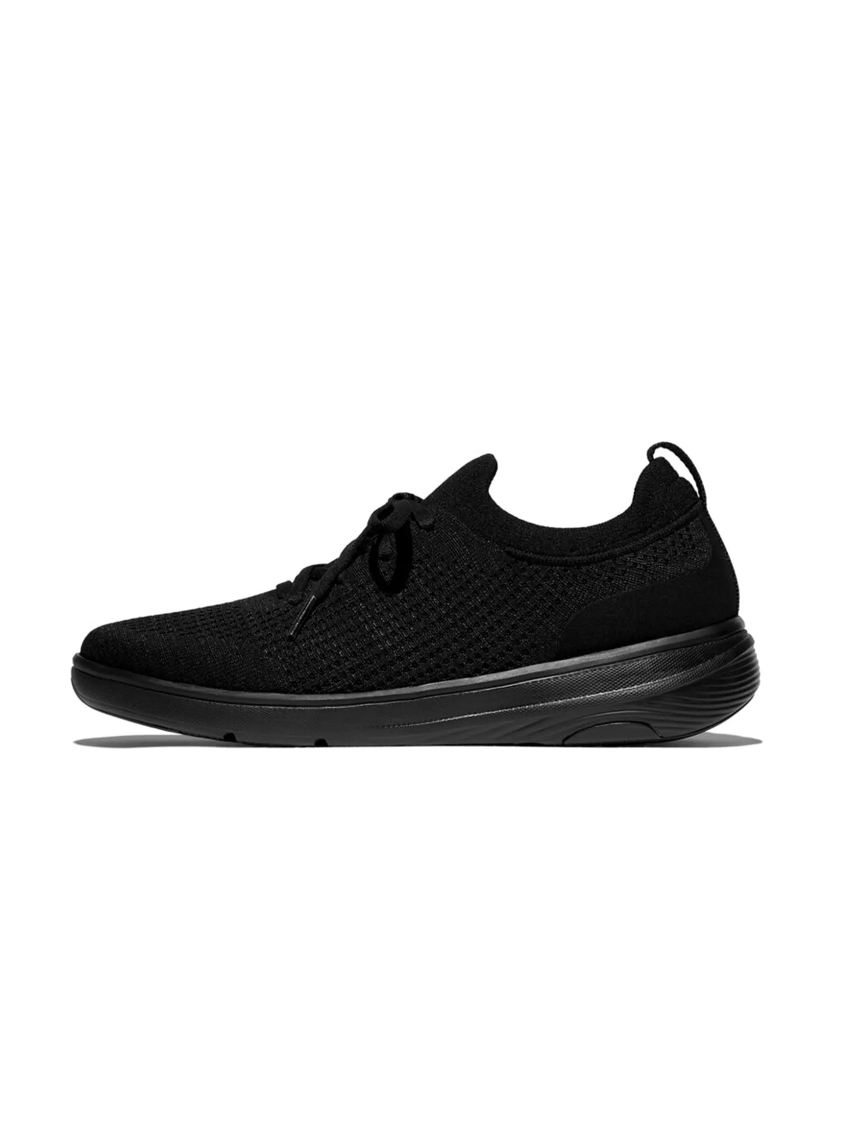 FitFlop™ WOMEN'S SUPER-Q KNIT SLIP-ON LACED BLACK FitFlop™ WOMEN'S SUPER-Q KNIT SLIP-ON LACED BLACK