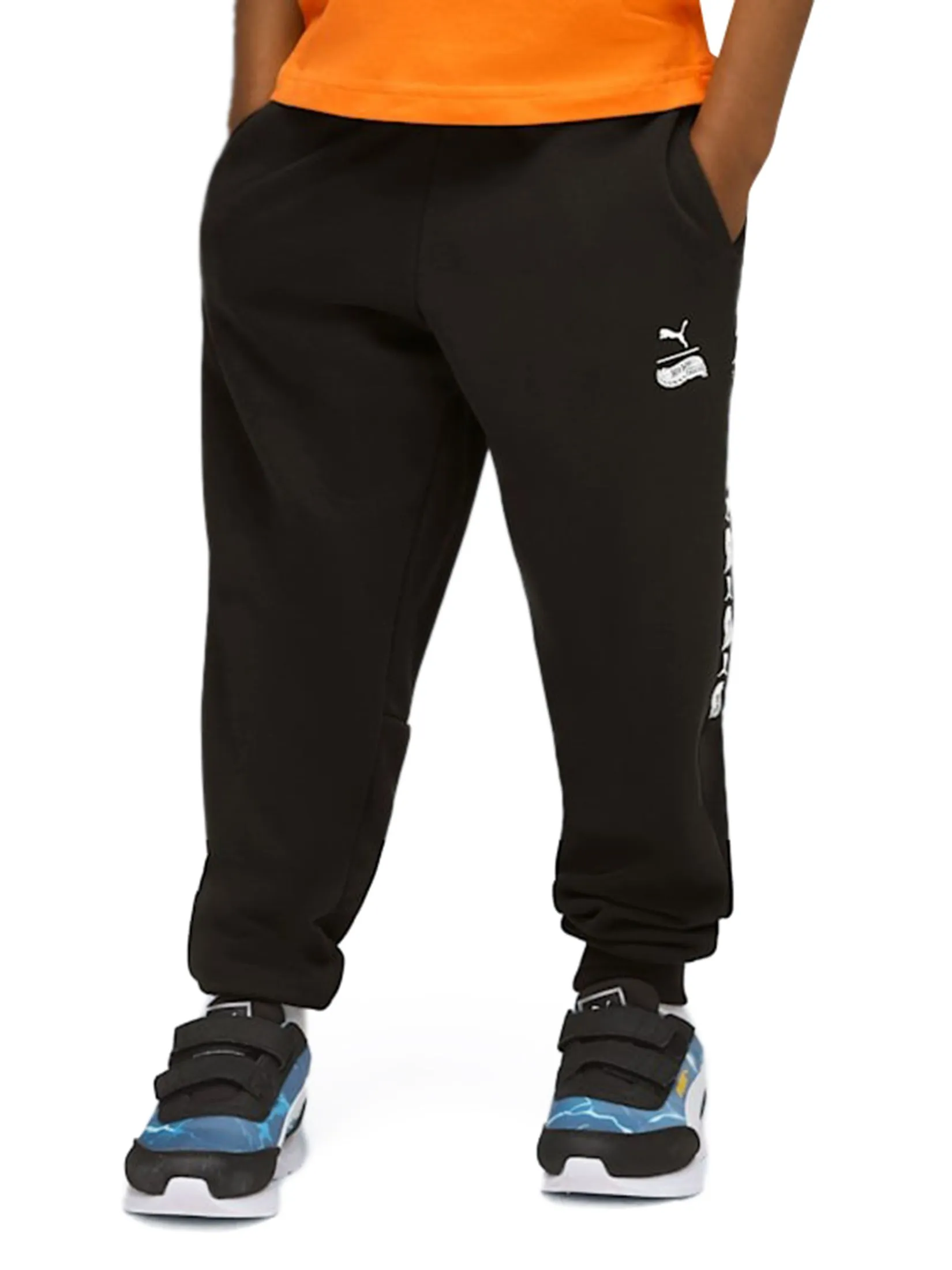 PUMA KIDS Boy Toddler Sweatpants Puma X Hot Wheels Monster Trucks PUMA Black PUMA KIDS Boy Toddler Sweatpants Puma X Hot Wheels Monster Trucks PUMA Black