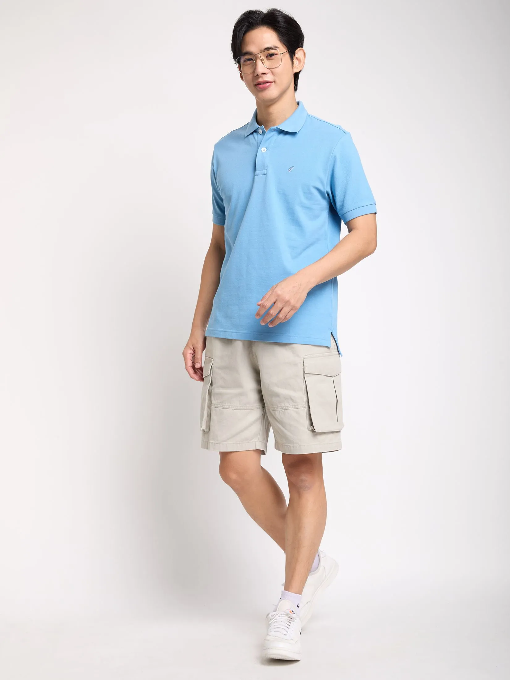 PACIFIC UNION Men Polo Shirt Short Sleeves Basic Regular fit PACIFIC UNION Men Polo Shirt Short Sleeves Basic Regular fit