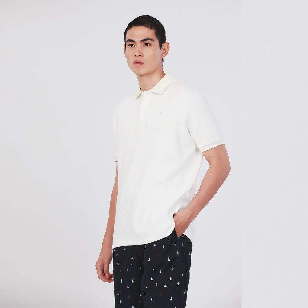 JOHN HENRY Men's Polo (Slim Fit) SAIL AWAY Off-White JOHN HENRY Men's Polo (Slim Fit) SAIL AWAY Off-White
