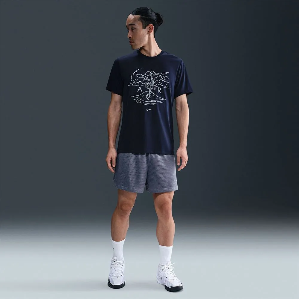 NIKE Men Basketball T-Shirt Dri-FIT Blue - NI083AP320ELTH NIKE Men Basketball T-Shirt Dri-FIT Blue - NI083AP320ELTH