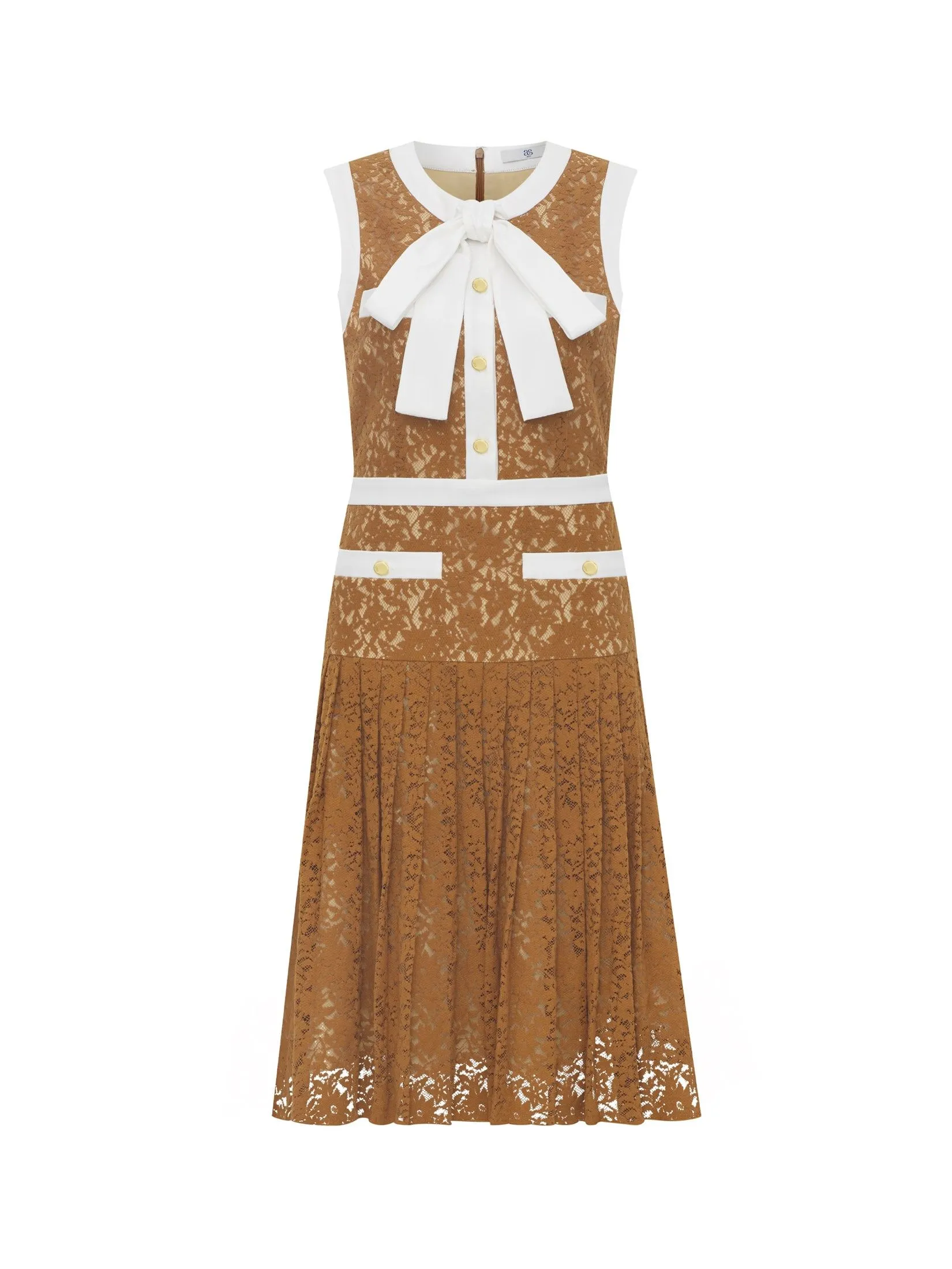 ASV (AW24)Imani Lace Women Dress Brown ASV (AW24)Imani Lace Women Dress Brown
