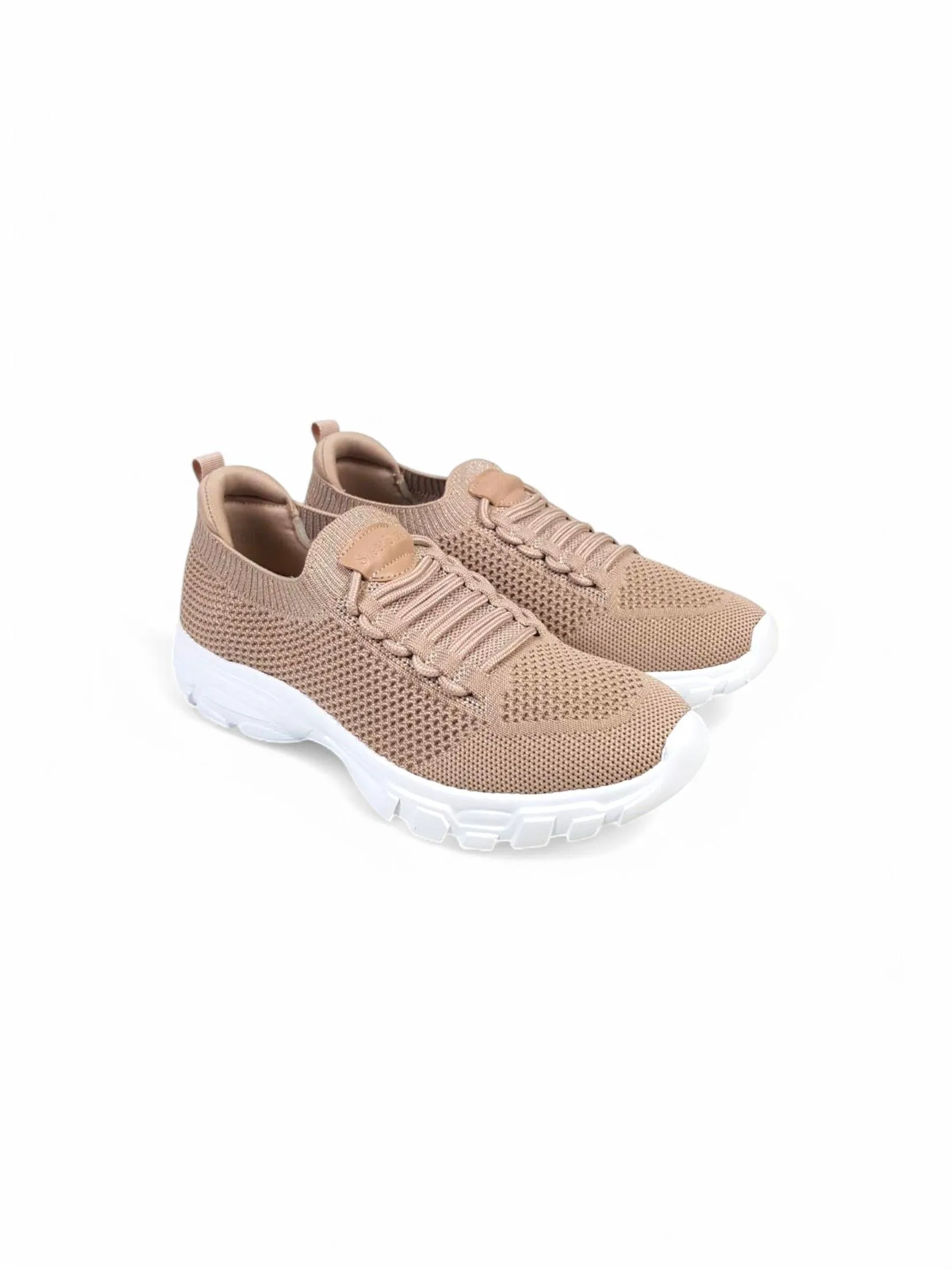 THAMES Women Work shoes Sneakers Height 1 Inch Beige THAMES Women Work shoes Sneakers Height 1 Inch Beige