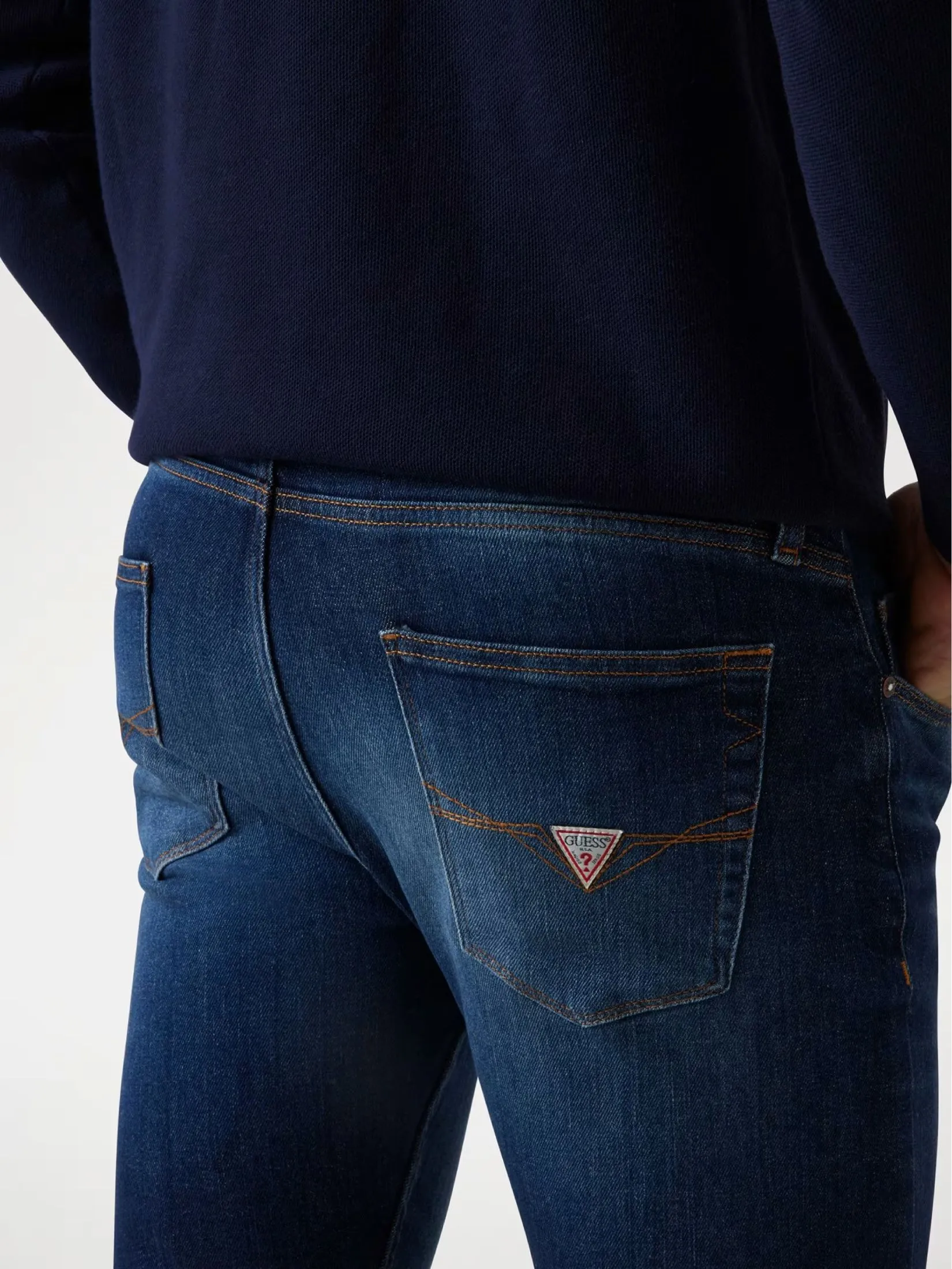 GUESS GUESS MEN  Chris Skinny JEANS  M2YA27D4Q41  -  Denim