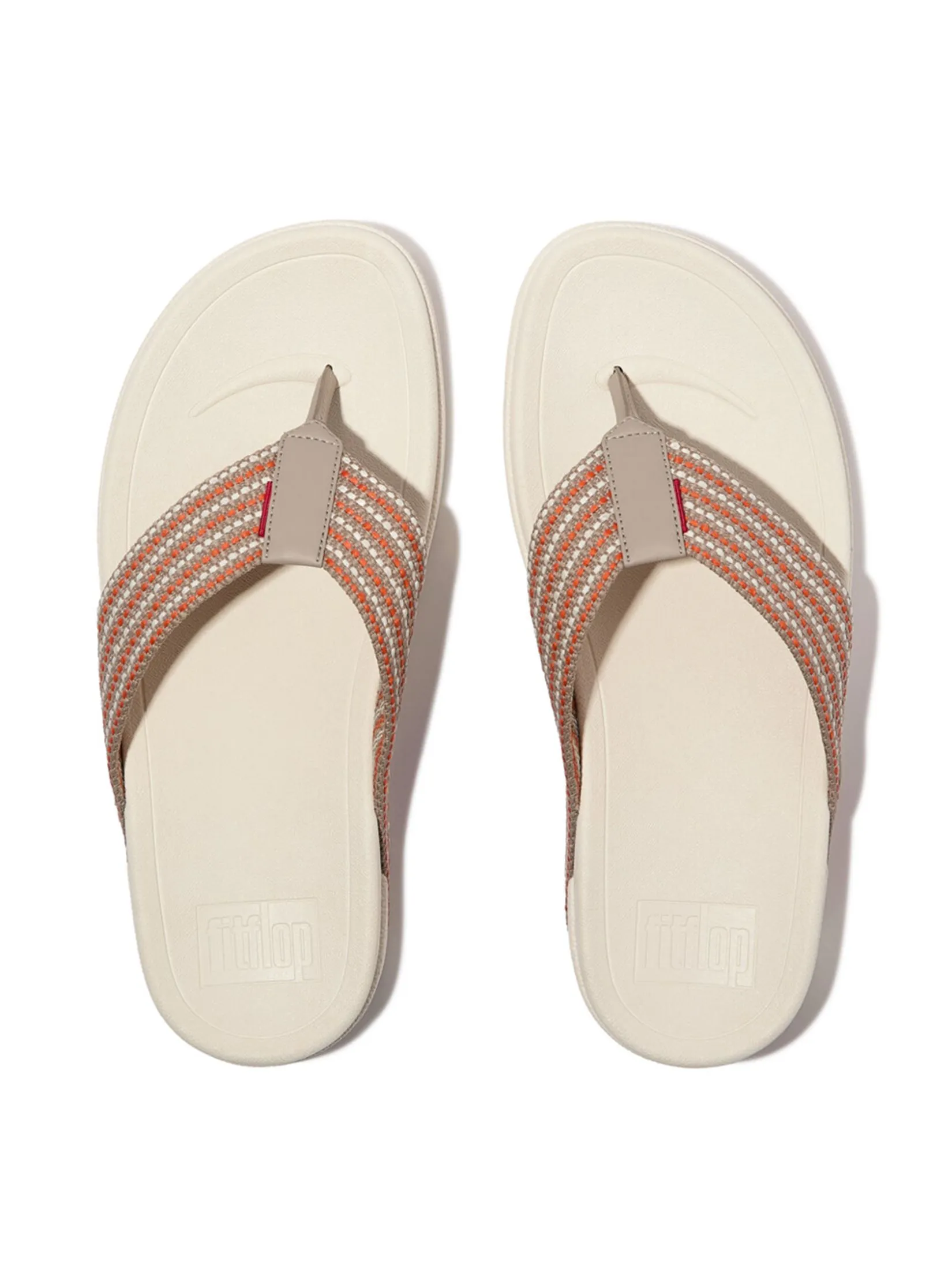 FitFlop™ MEN'S SURFER WEAVE-STRIPE BEIGE FitFlop™ MEN'S SURFER WEAVE-STRIPE BEIGE