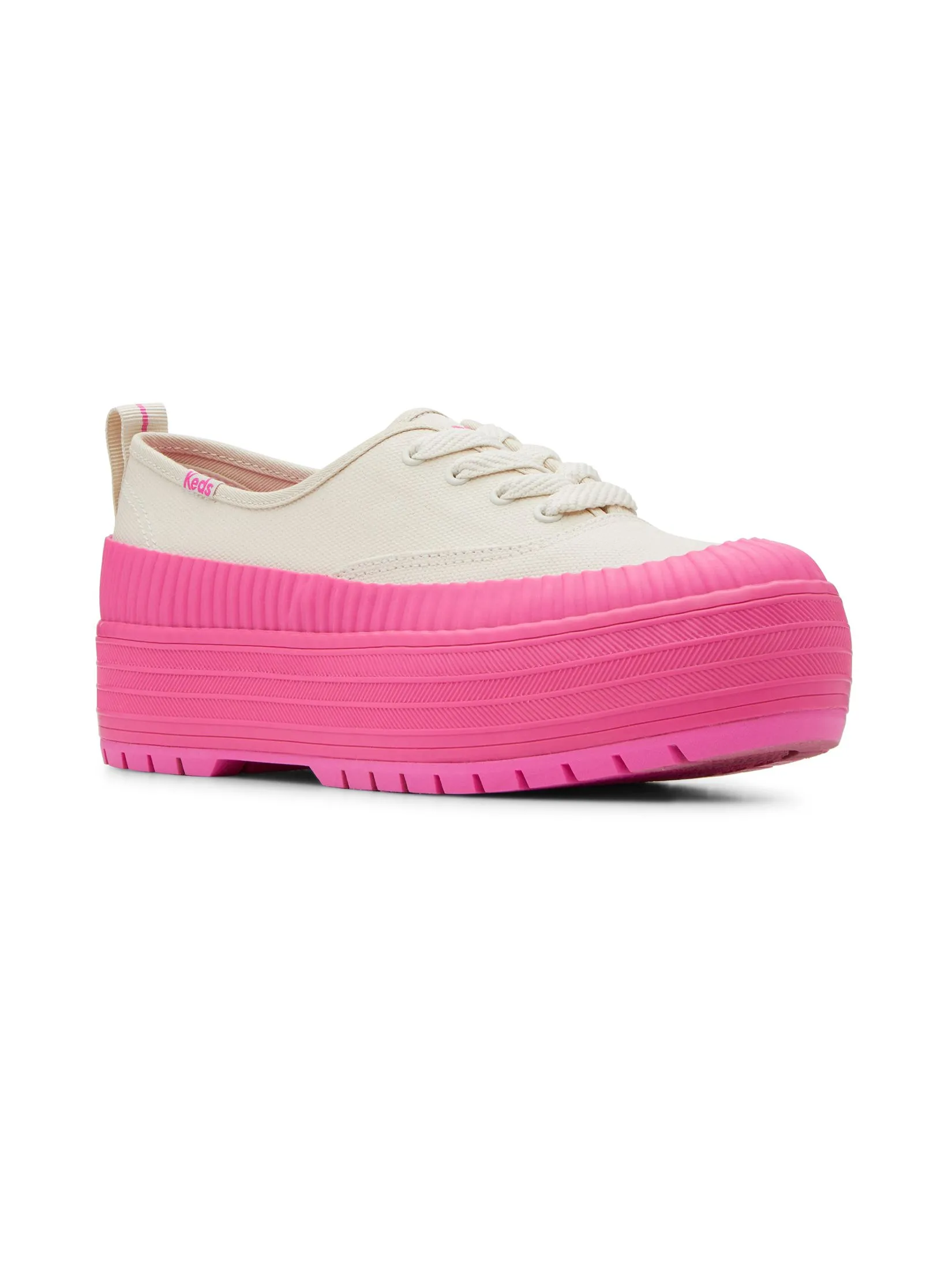 KEDS Women The Platform Lug Weatherized Pink KEDS Women The Platform Lug Weatherized Pink