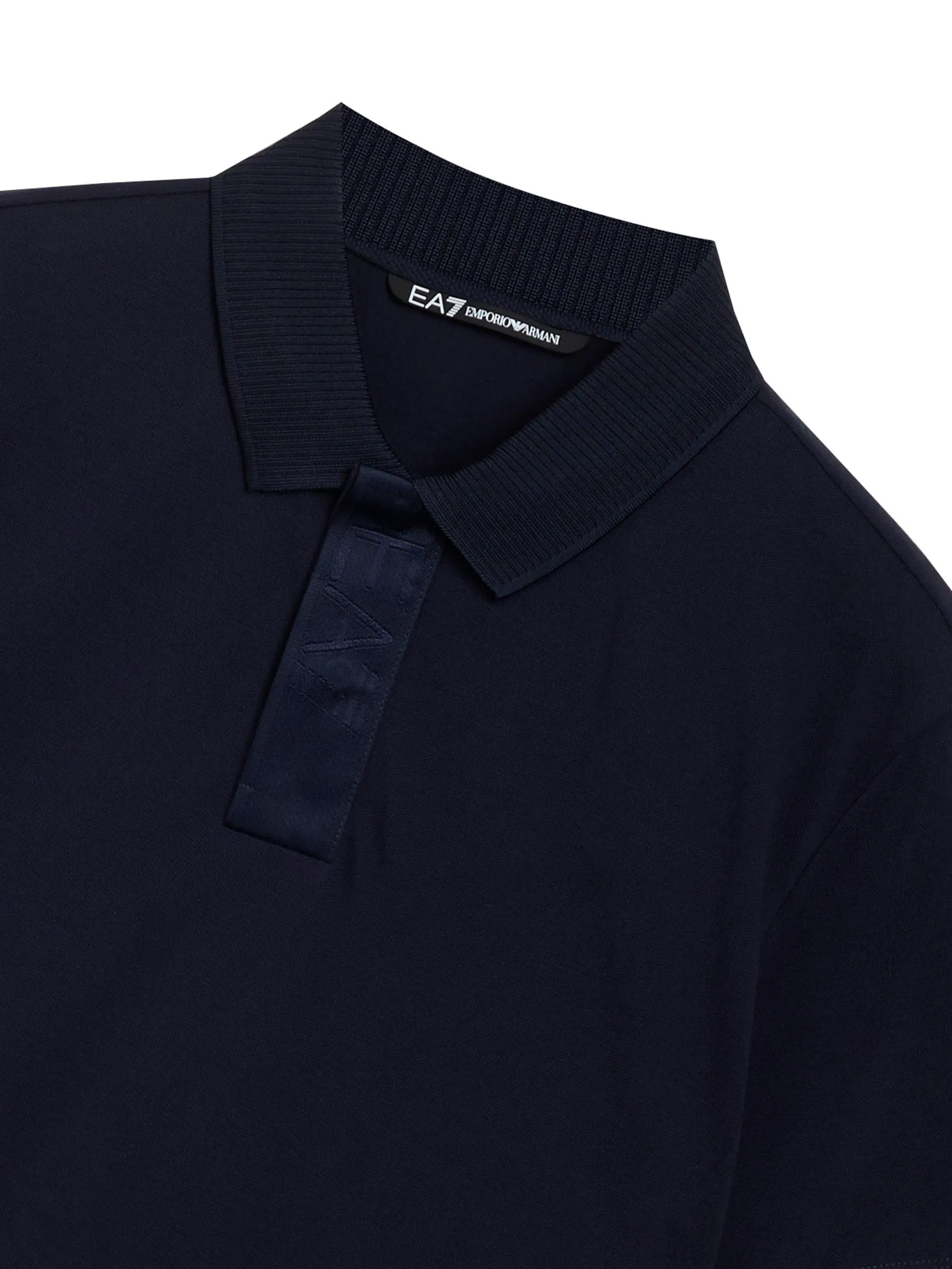 EA7 Men Polo Shirt Short Sleeves FW25 UB102 Armani Blue EA7 Men Polo Shirt Short Sleeves FW25 UB102 Armani Blue