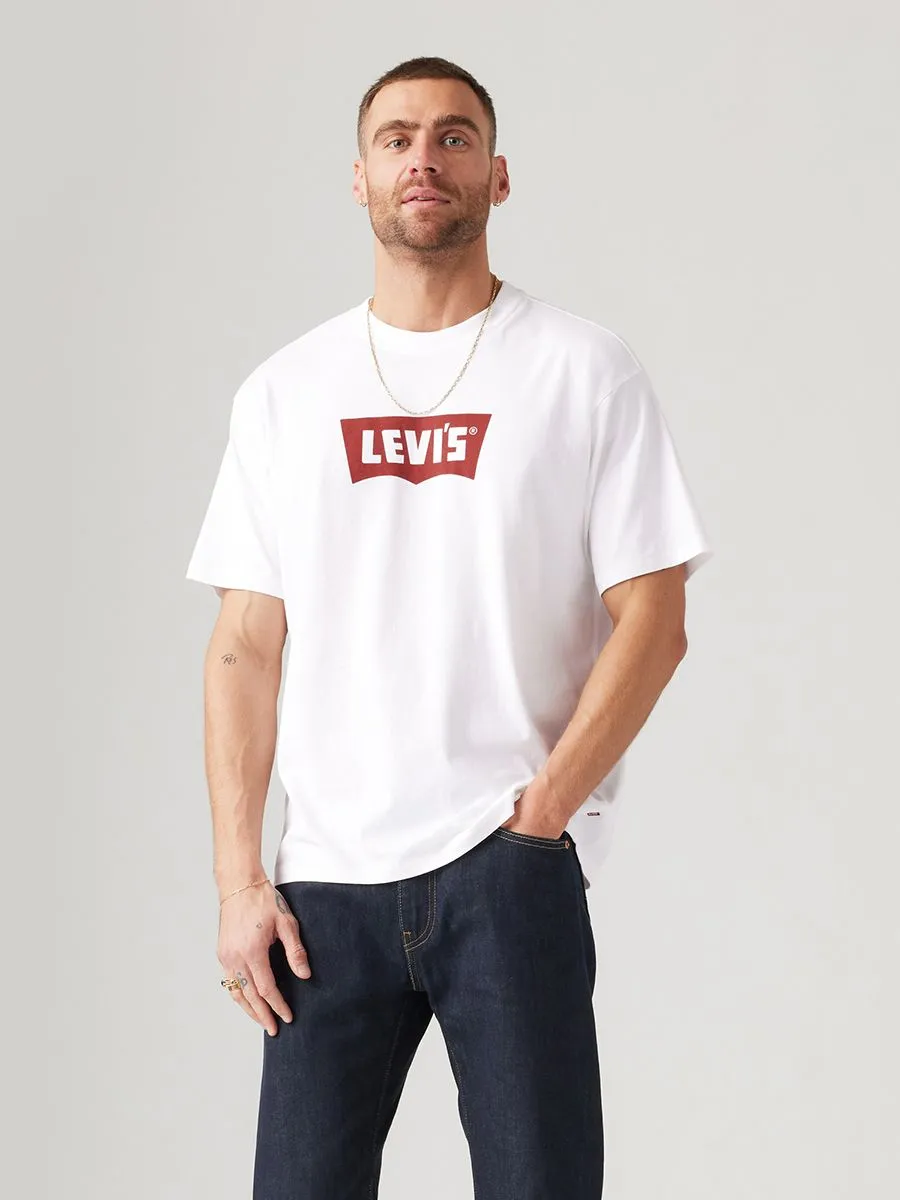 LEVI'S Men's Vintage Batwing Graphic T-Shirt Vintage Chili Oil Batwing White+ LEVI'S Men's Vintage Batwing Graphic T-Shirt Vintage Chili Oil Batwing White+